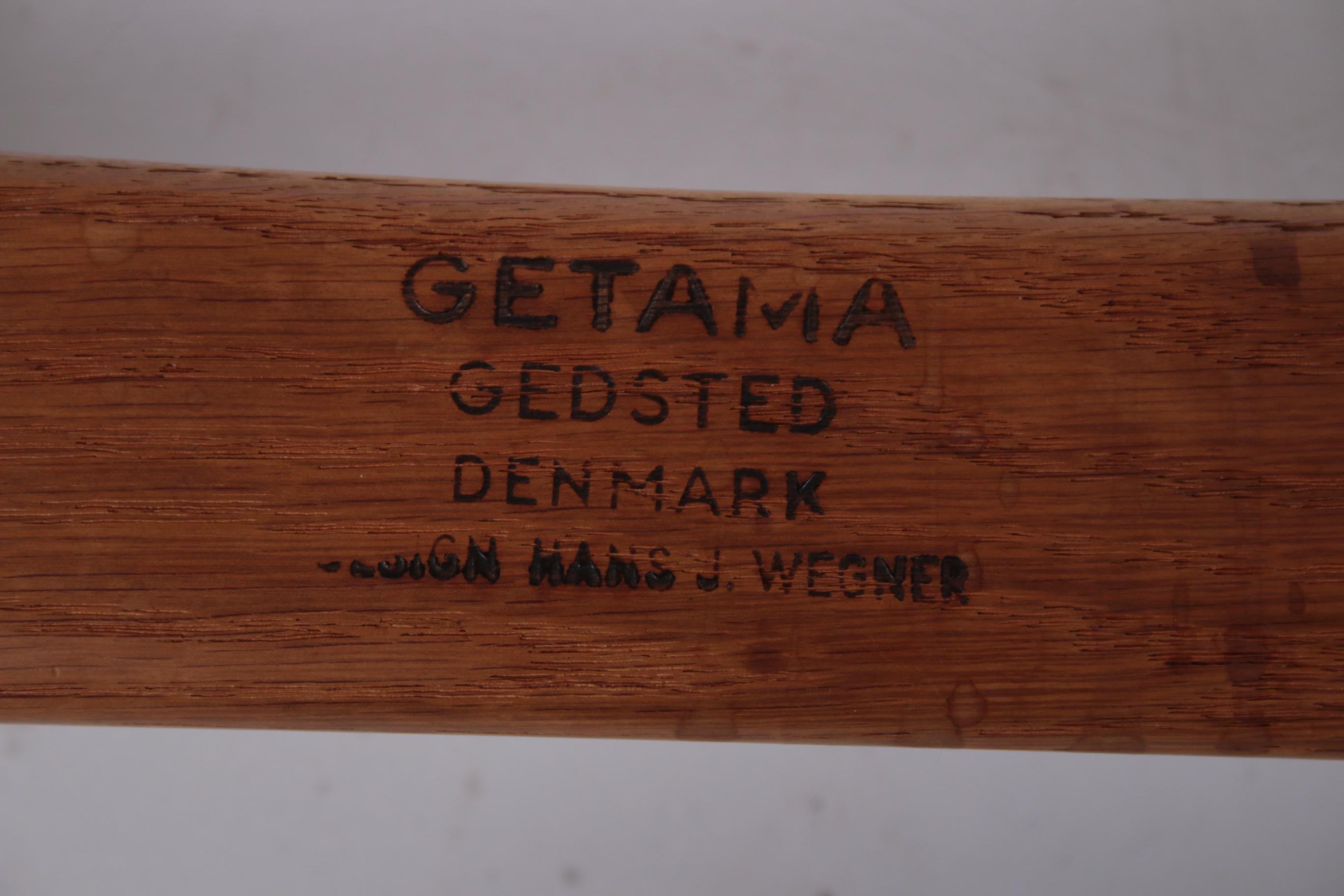 Danish Rocking Chair by H. Wegner for GETAMA Model Ge-673 Oak