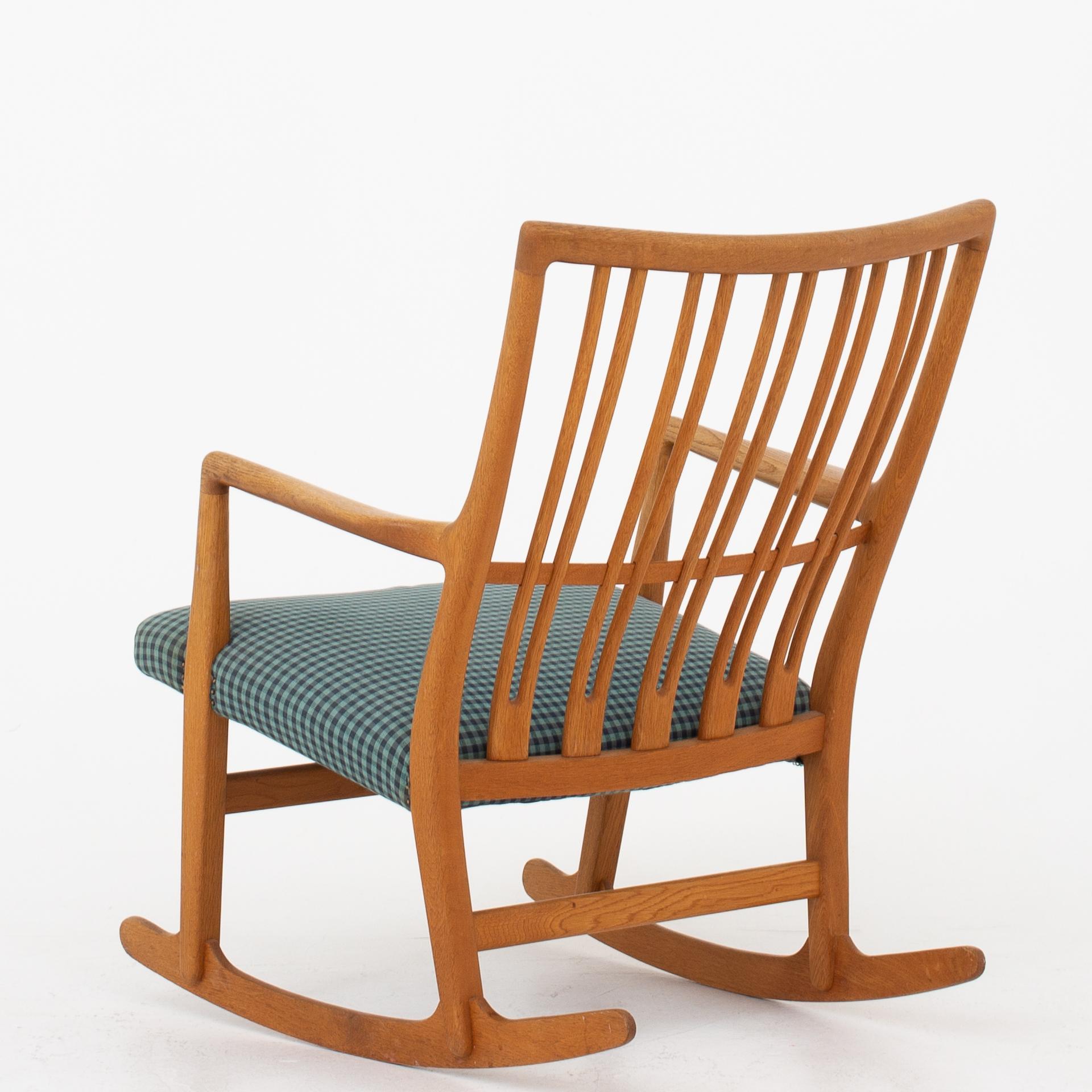 Scandinavian Modern Rocking Chair by Hans J. Wegner