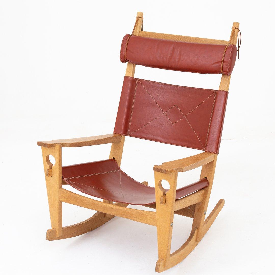 Oak Rocking Chair by Hans. J Wegner