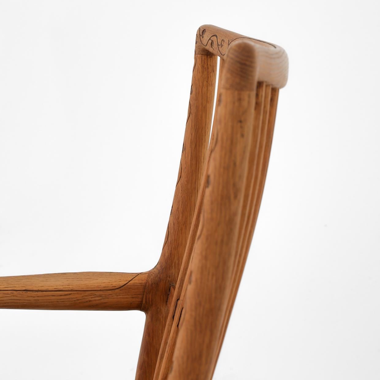Oak Rocking Chair by Hans J. Wegner