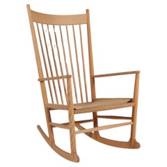 Rocking Chair by Hans J. Wegner, Model J16. 50 years anniversary edition