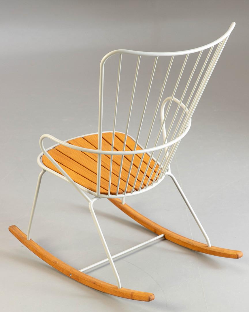 Rocking Chair by Henrik Pedersen In Good Condition For Sale In BARCELONA, ES
