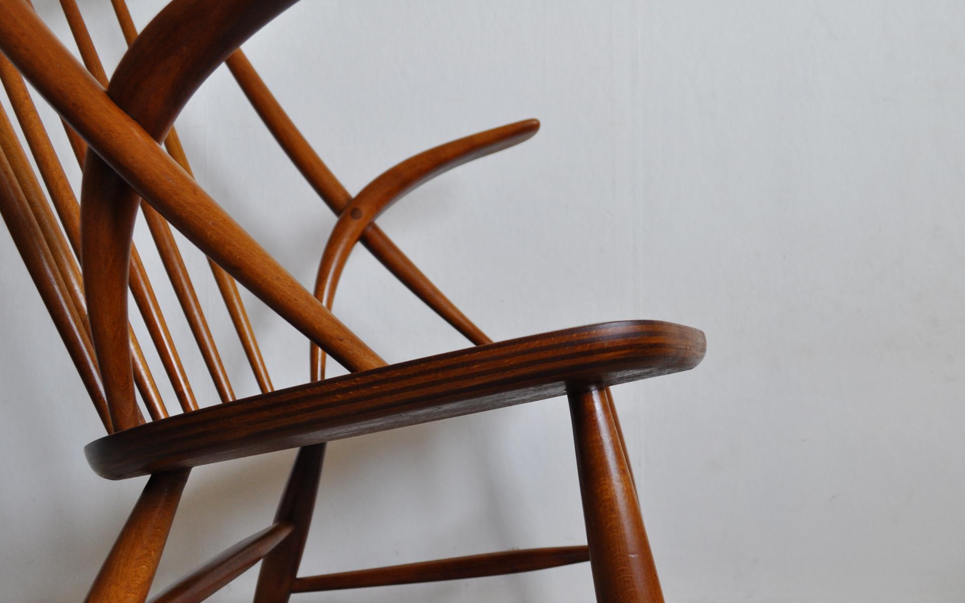 Rocking Chair by Illum Wikkelsø for N. Eilersen, 1950s 5