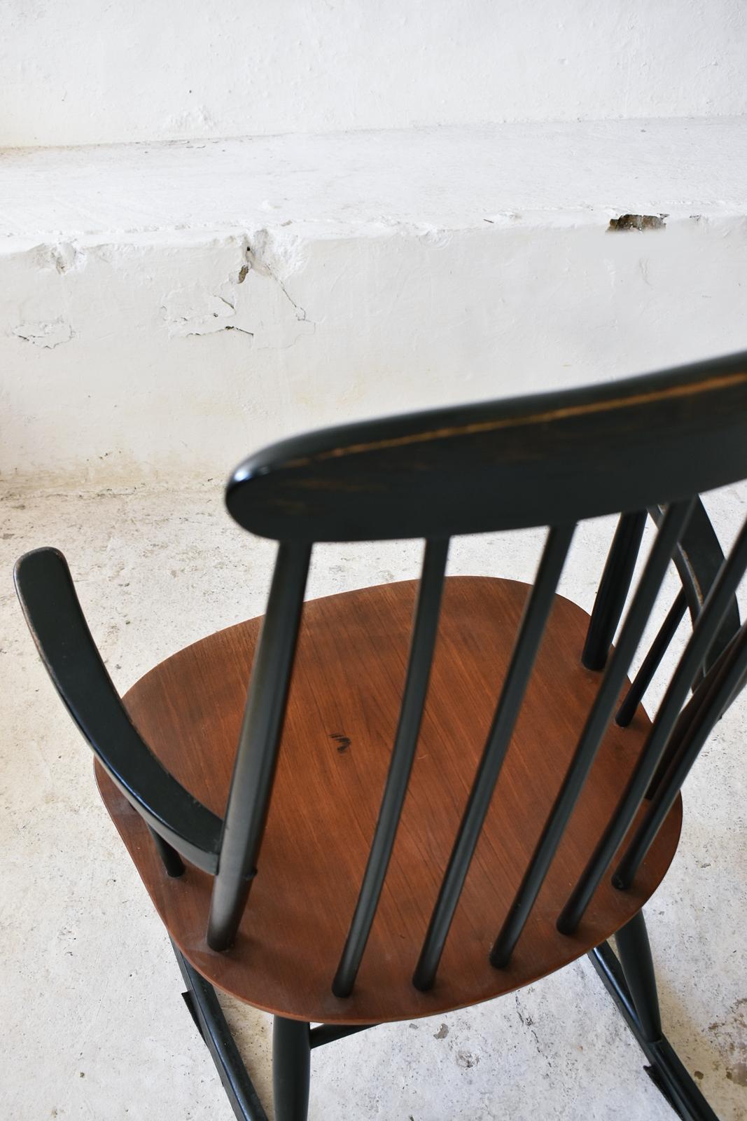 Schaukelstuhl von Ilmari Tapiovaara für Asko 1960er Jahre Finnland im Angebot 4