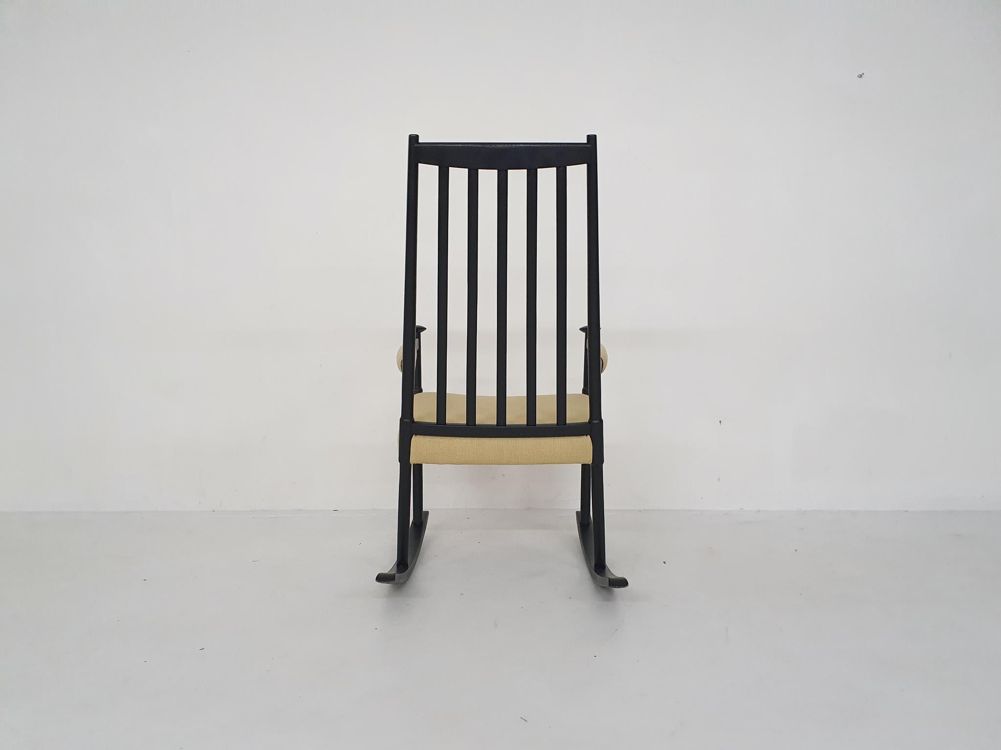 Rocking Chair von Karl-Axel Adolfsson für Gemla, Schweden, 1960er Jahre (Moderne der Mitte des Jahrhunderts) im Angebot