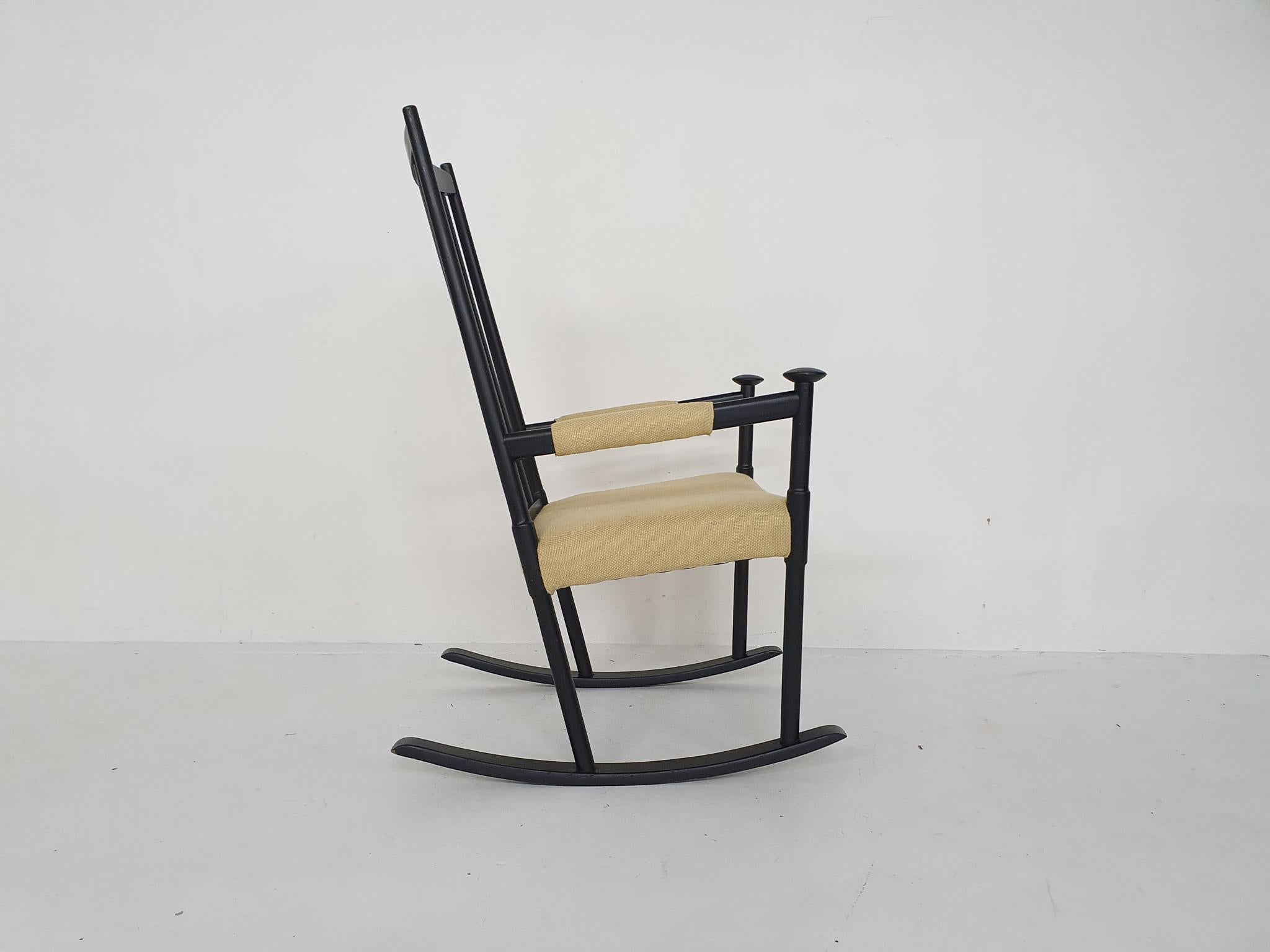 Swedish Rocking Chair by Karl-Axel Adolfsson for Gemla, Sweden, 1960's For Sale