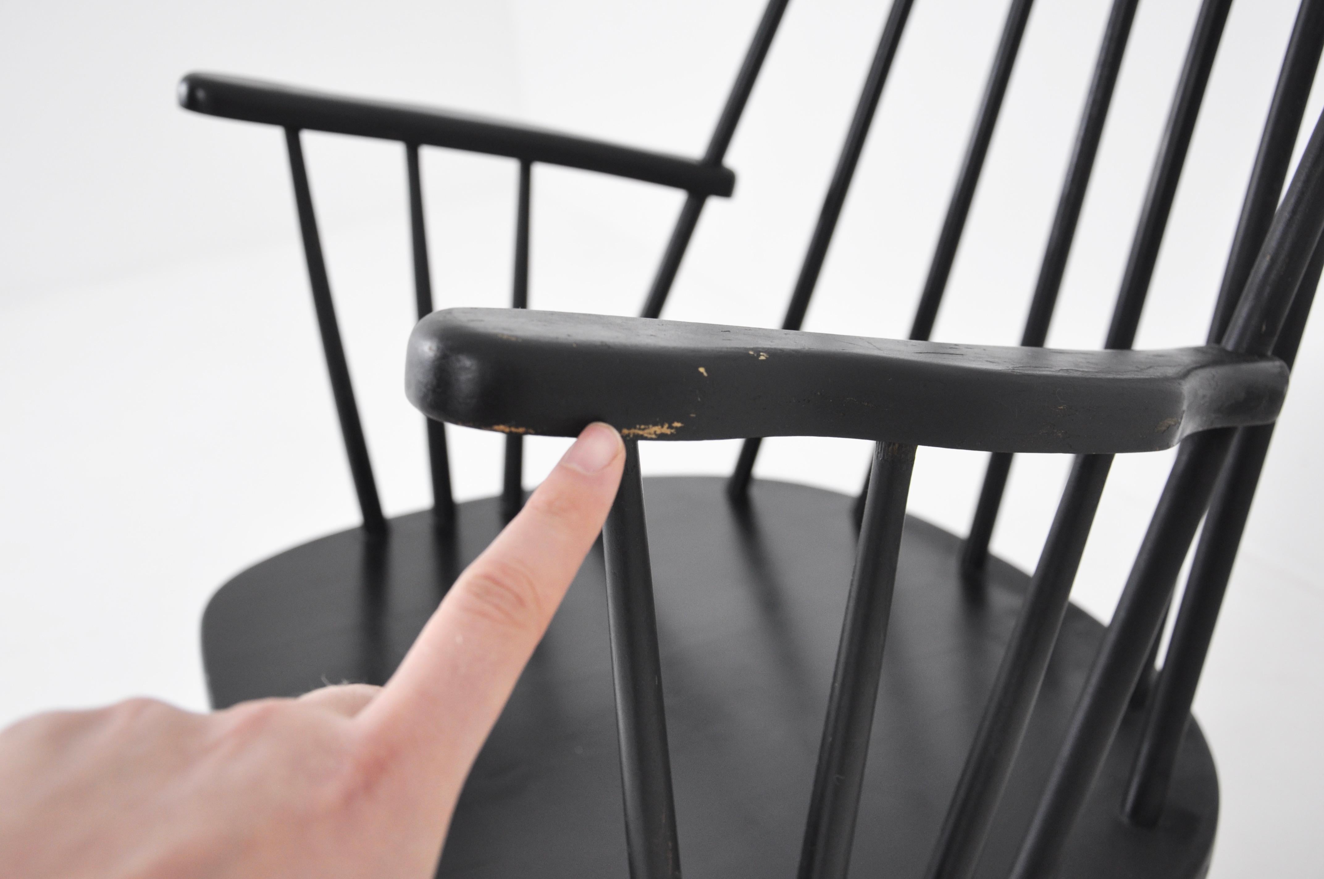 Rocking Chair by Lena Larsson for Nesto, 1960s For Sale 5