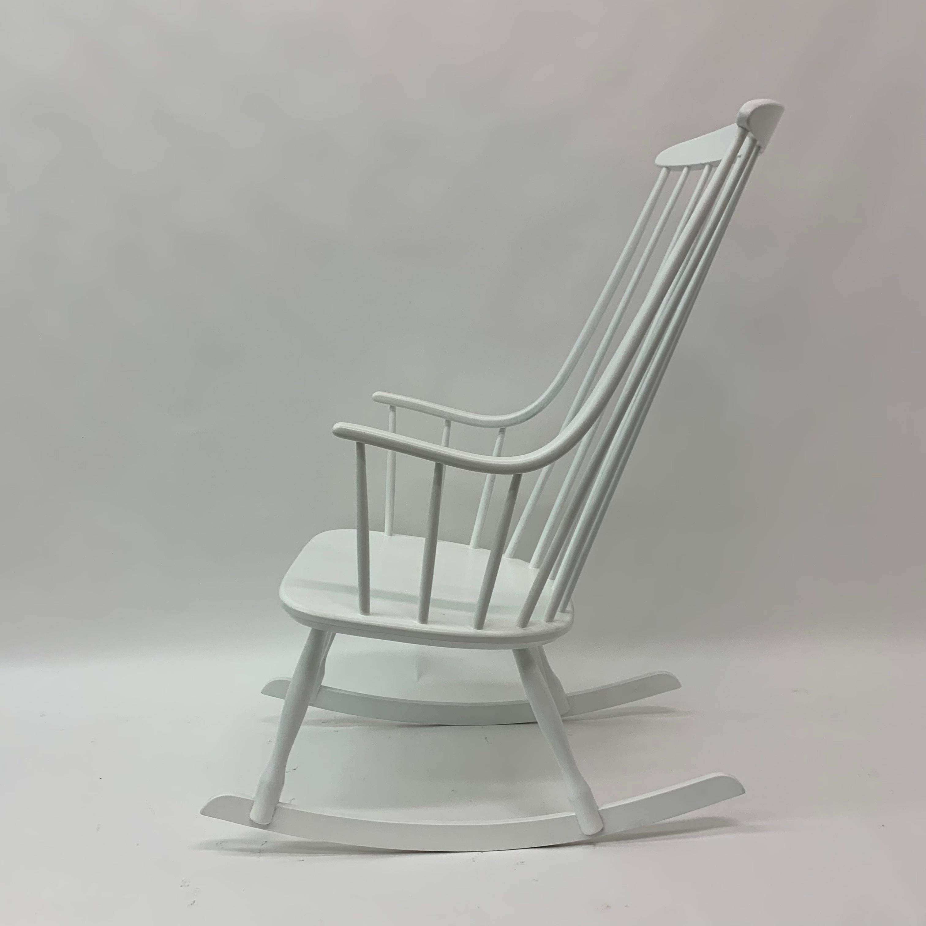 Chaise à bascule de Lena Larsson pour Nesto, années 1960 en vente 5