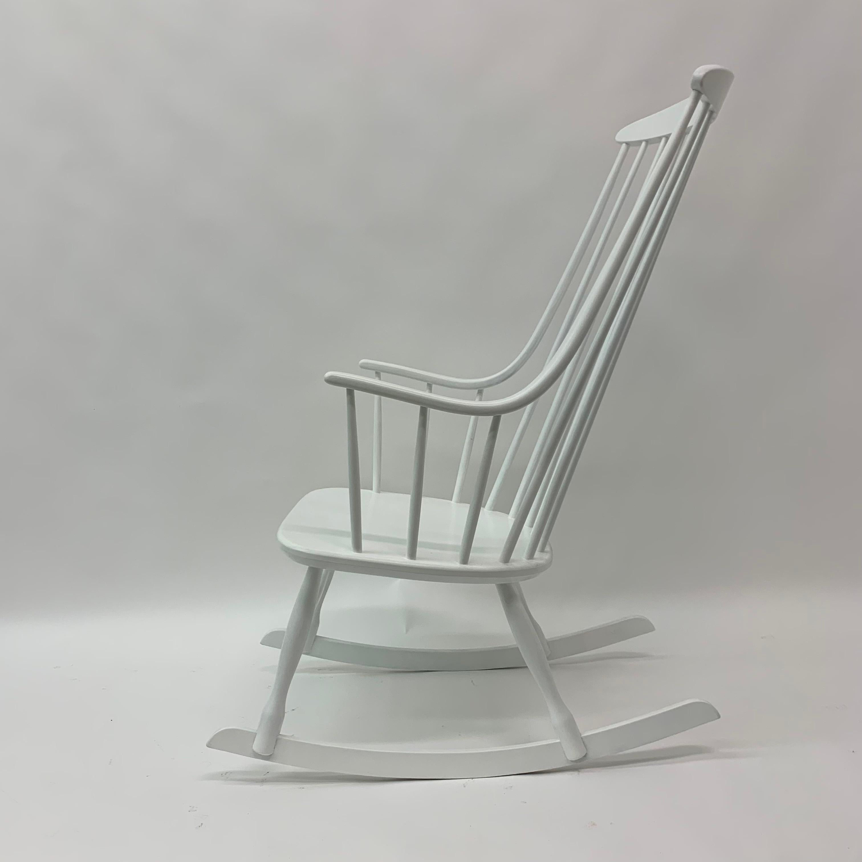 Rocking Chair by Lena Larsson for Nesto, 1960s For Sale 6