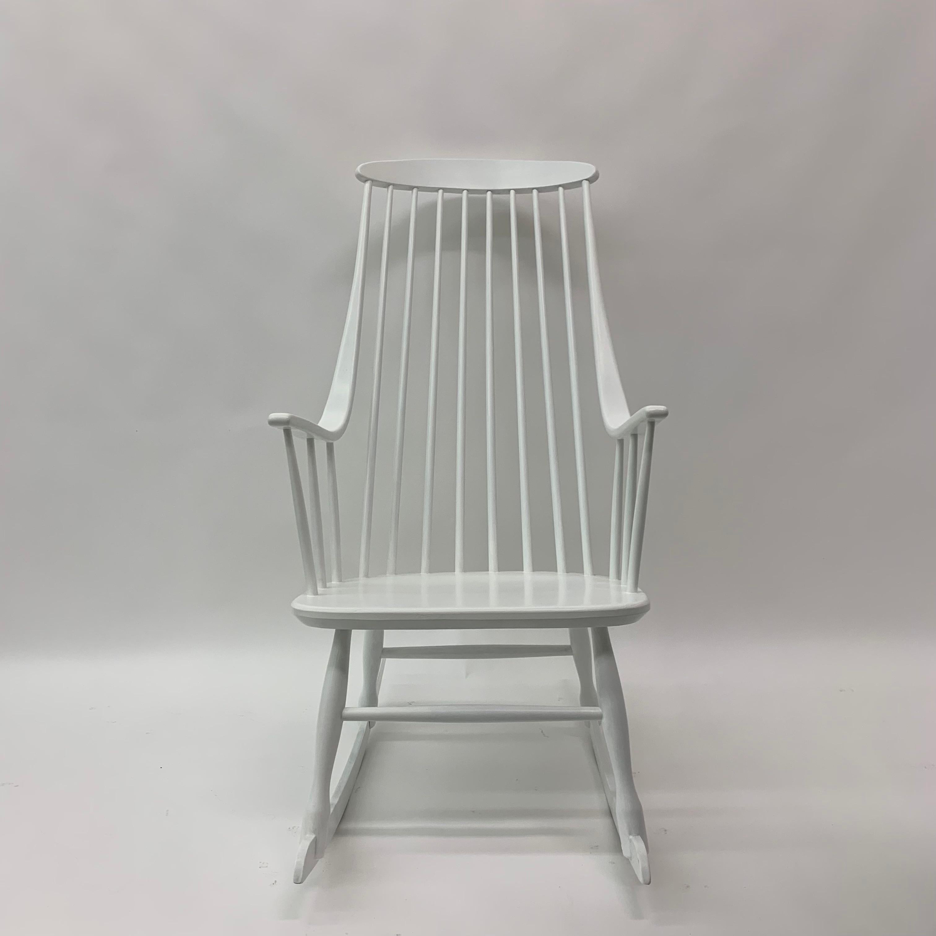 Mid-Century Modern Rocking Chair by Lena Larsson for Nesto, 1960s For Sale