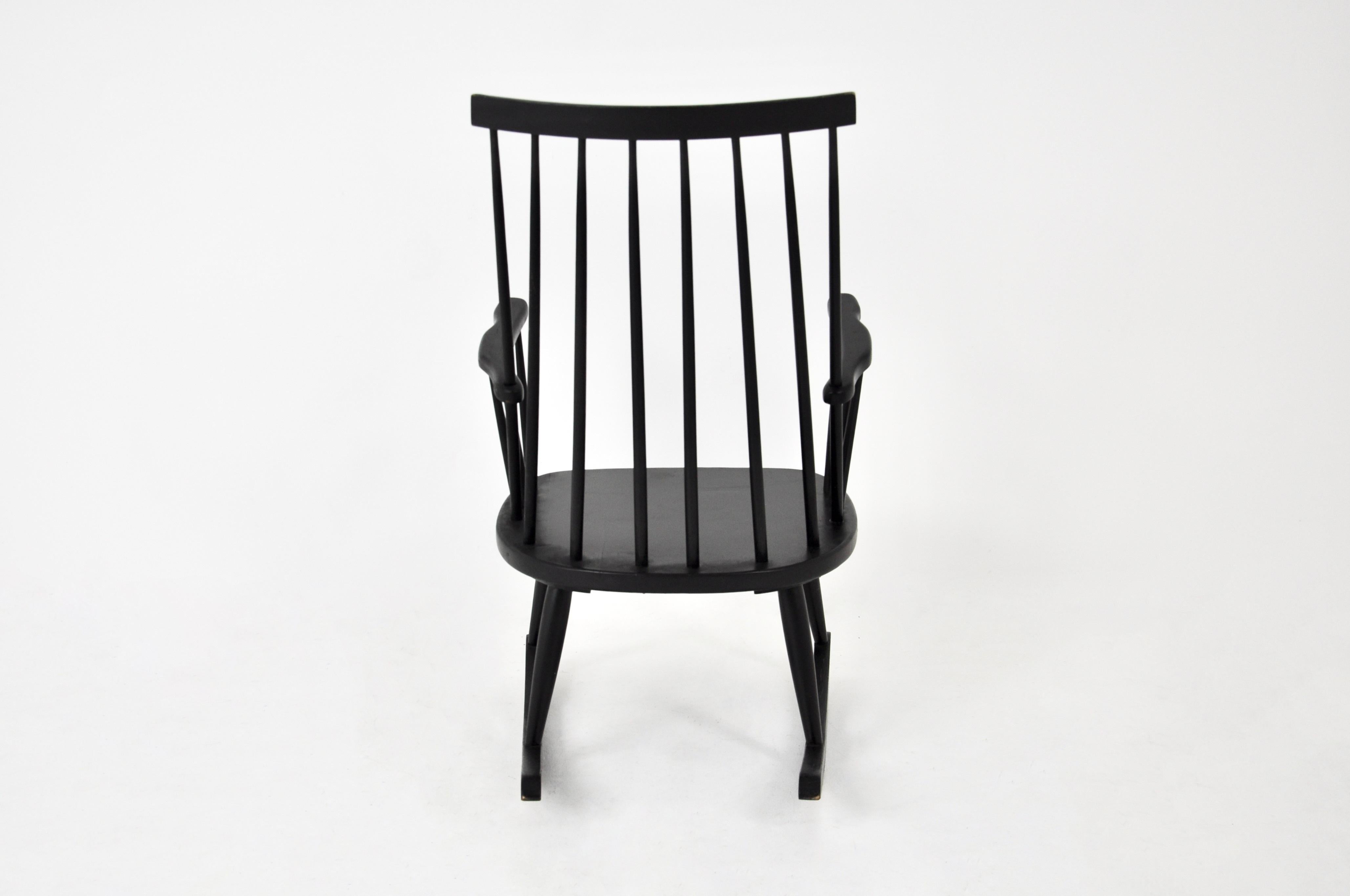 Mid-20th Century Rocking Chair by Lena Larsson for Nesto, 1960s For Sale