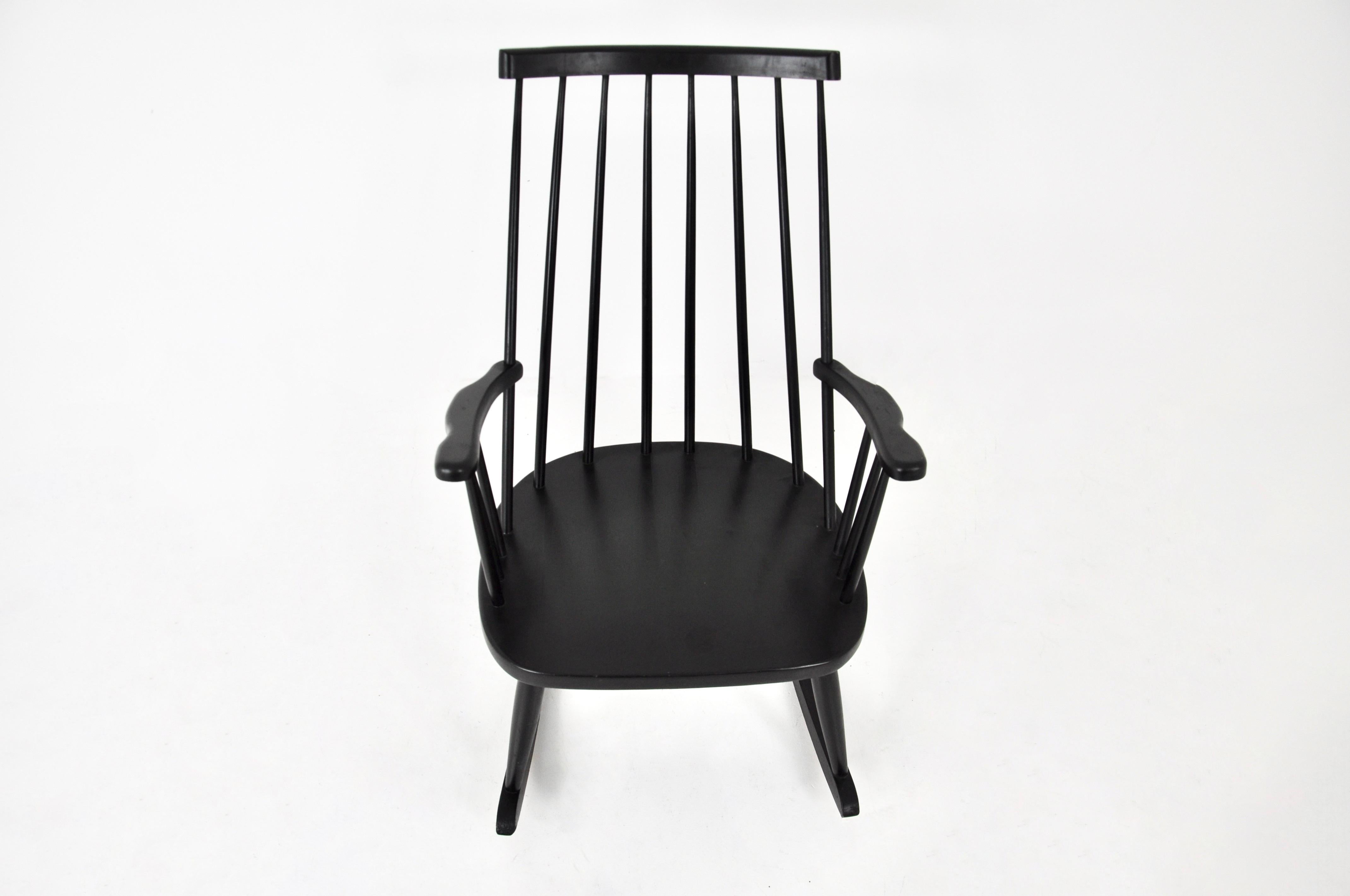 Rocking Chair by Lena Larsson for Nesto, 1960s For Sale 2
