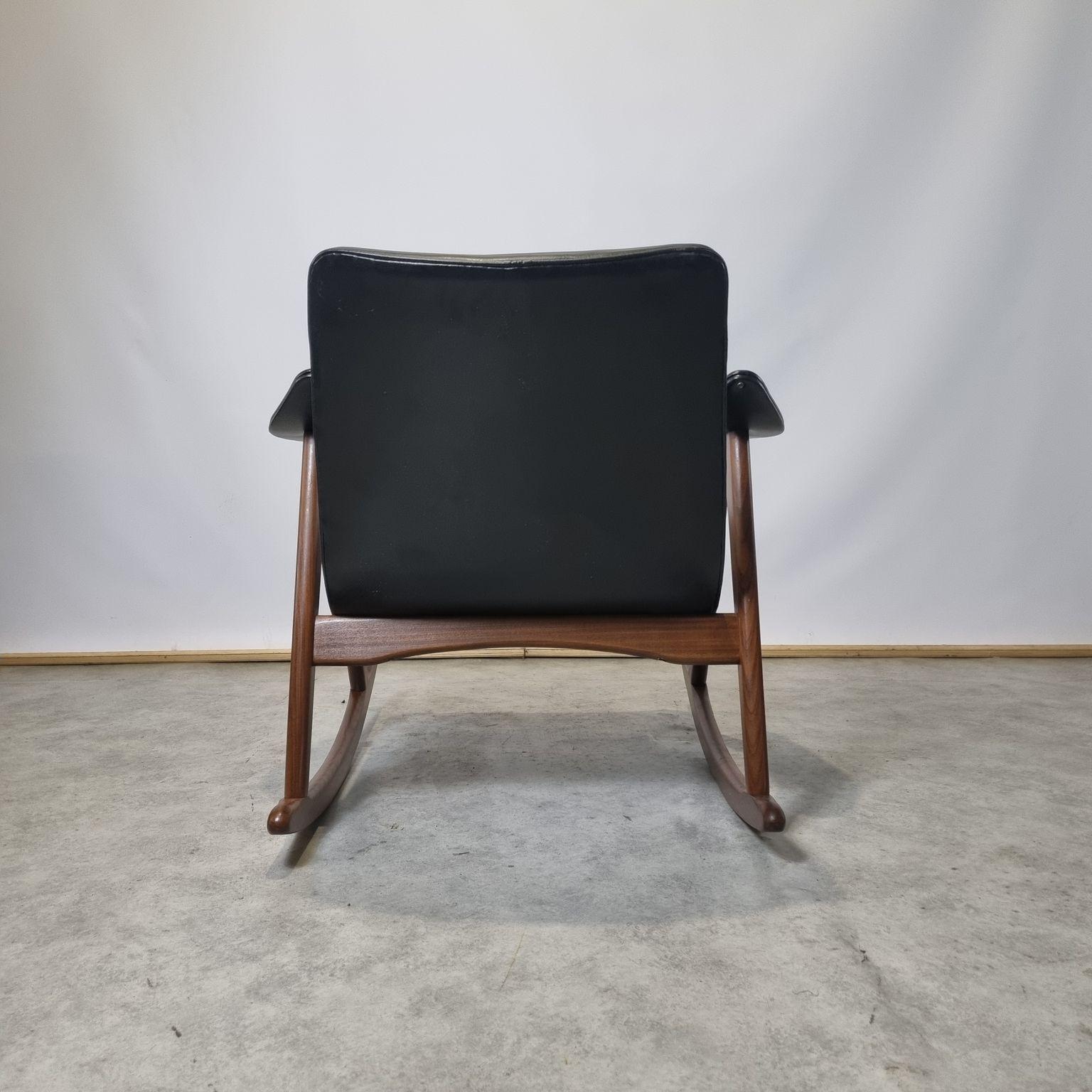 Rocking Chair by Louis van Teeffelen for Webe, 1960s 8