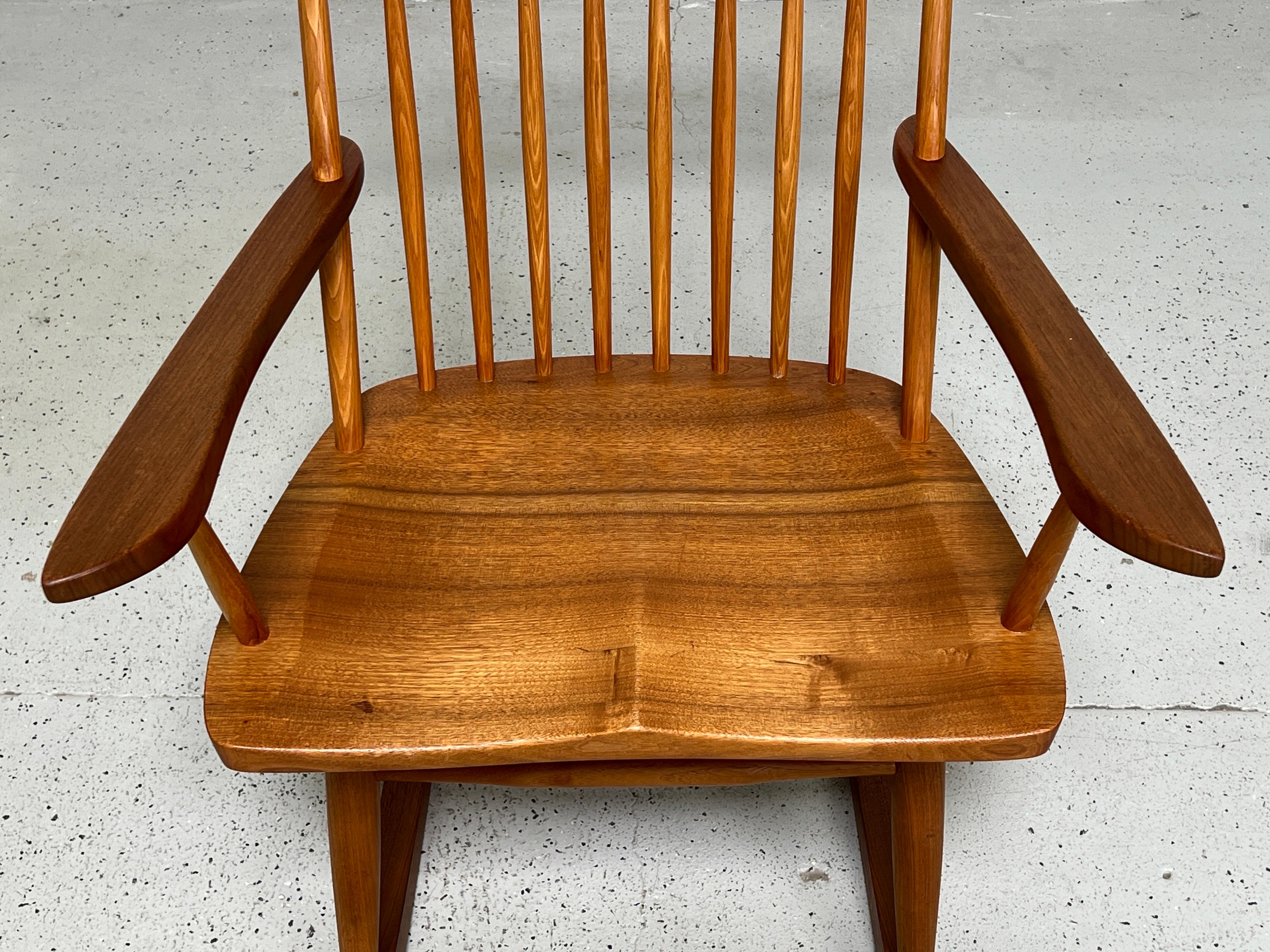 Rocking Chair by Mira Nakashima  In Good Condition For Sale In Dallas, TX