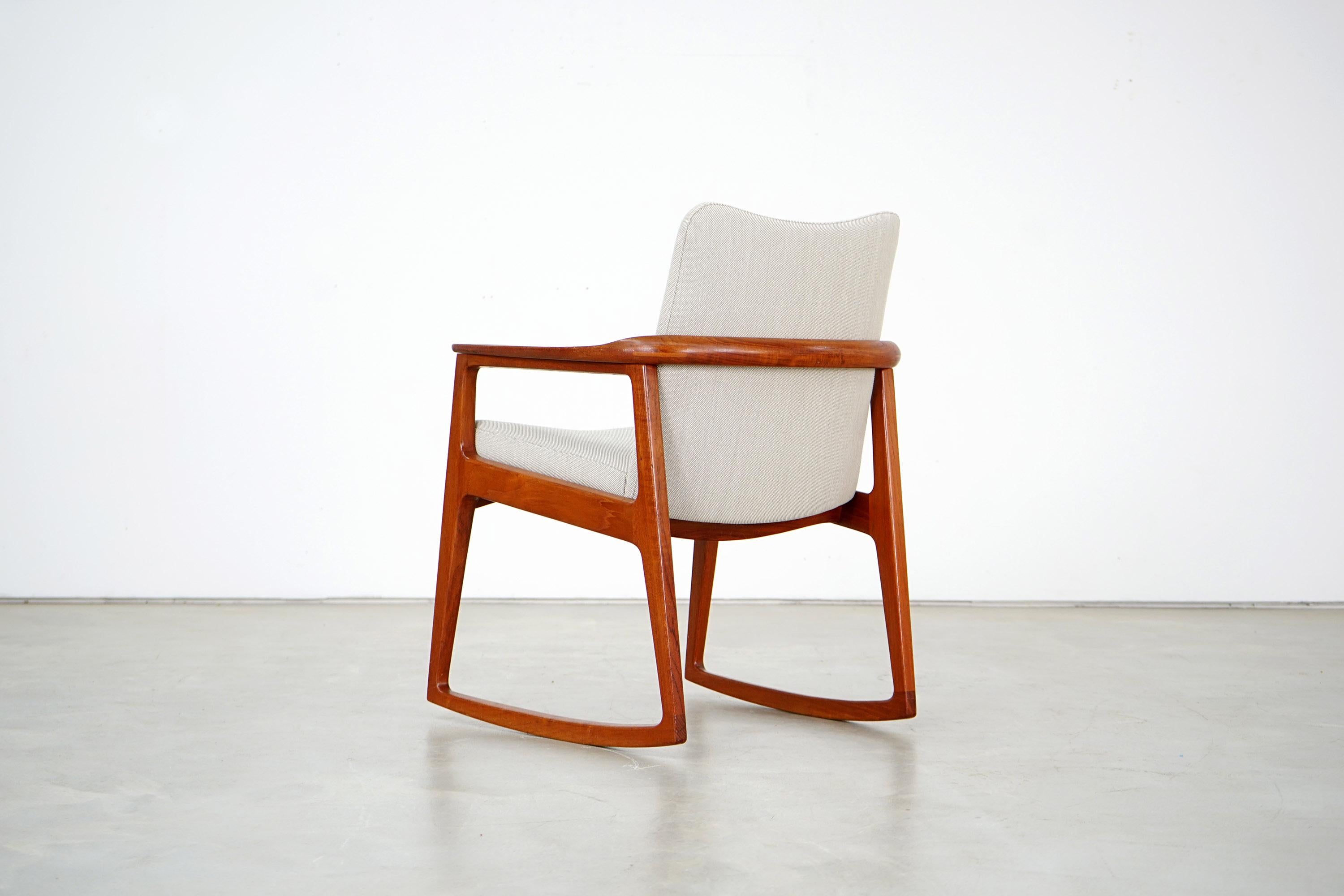 Rocking Chair by Sigvard Bernadotte, circa 1955 In Excellent Condition In Munster, NRW
