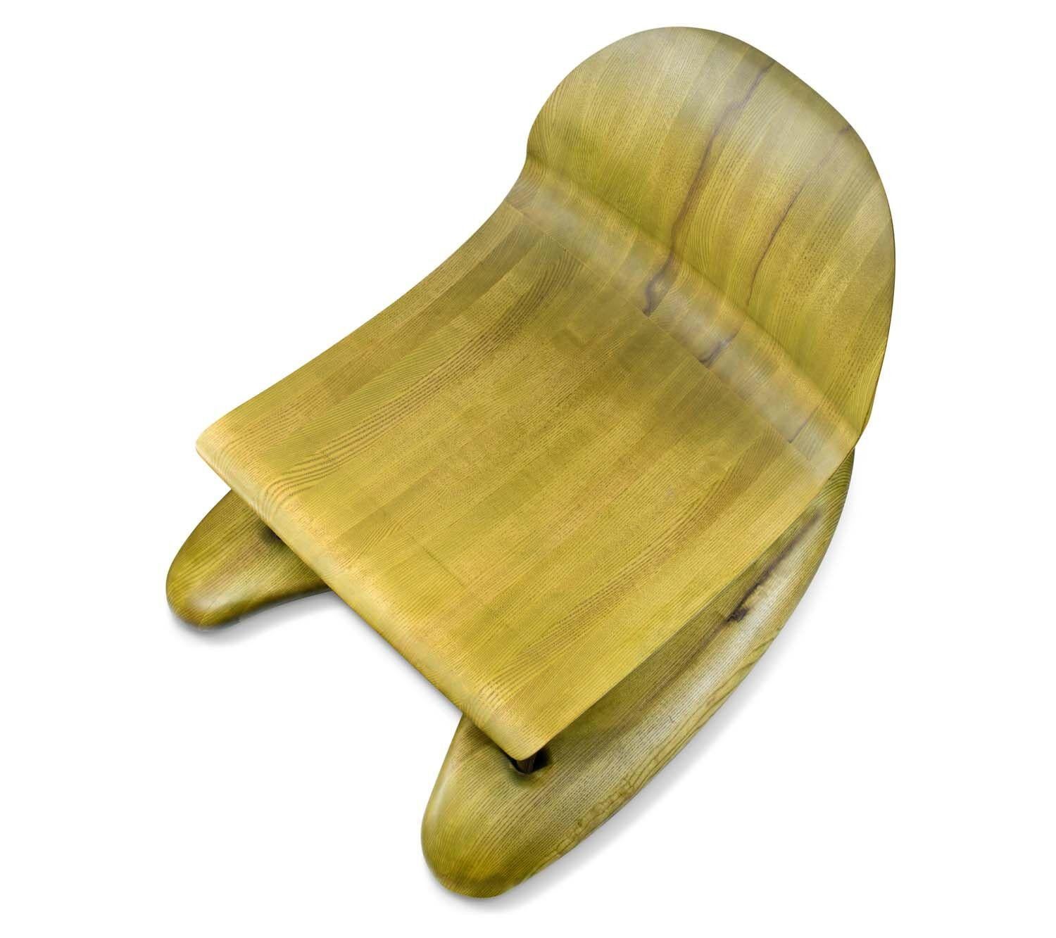 „Rocking Chair“ aus der Cursive Kollektion von Studio  Der Künstler Adam Zimmerman. im Zustand „Neu“ in Bellport, NY
