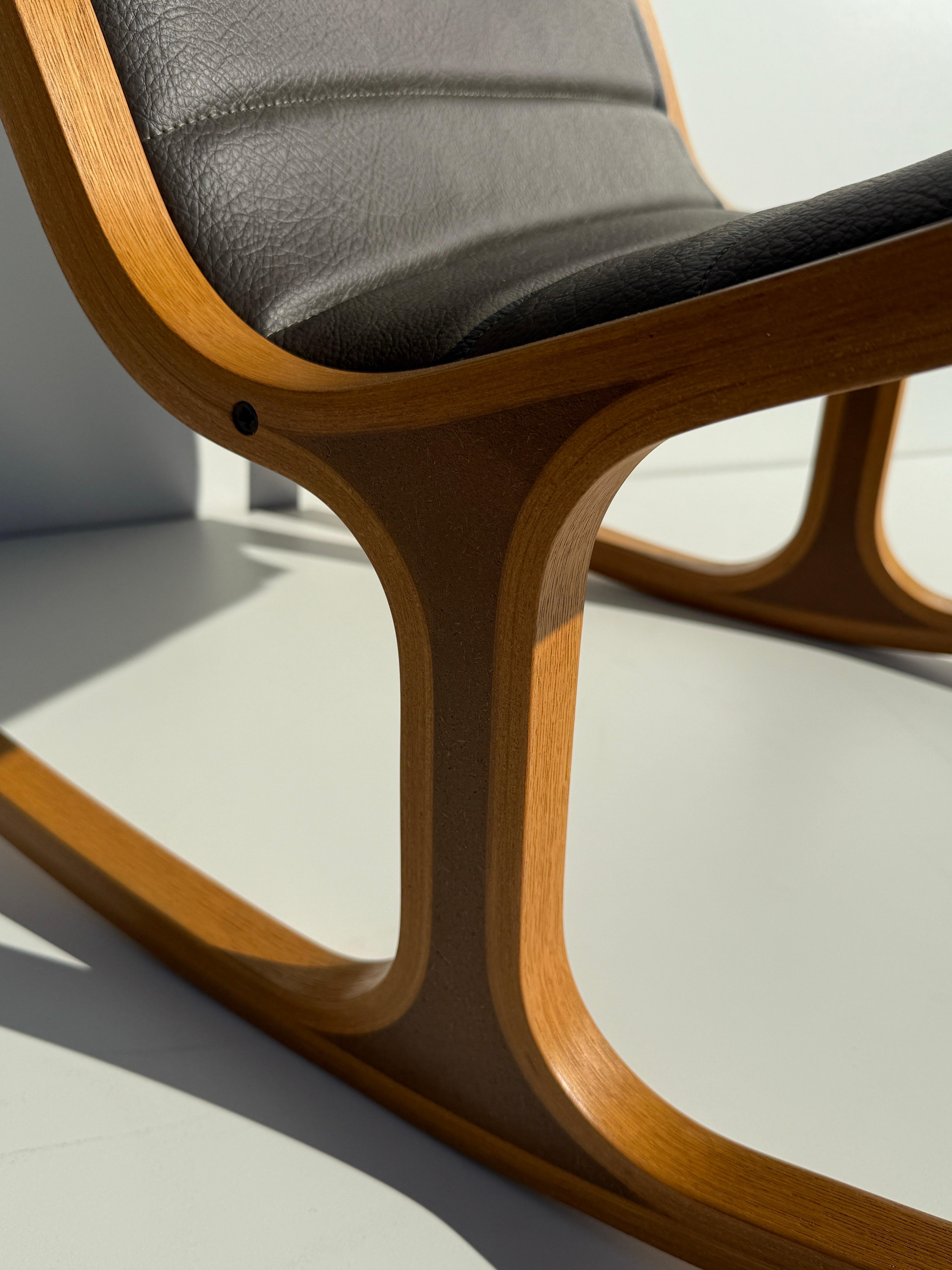 Rocking Chair by Tendo Mokko Japan For Sale 4