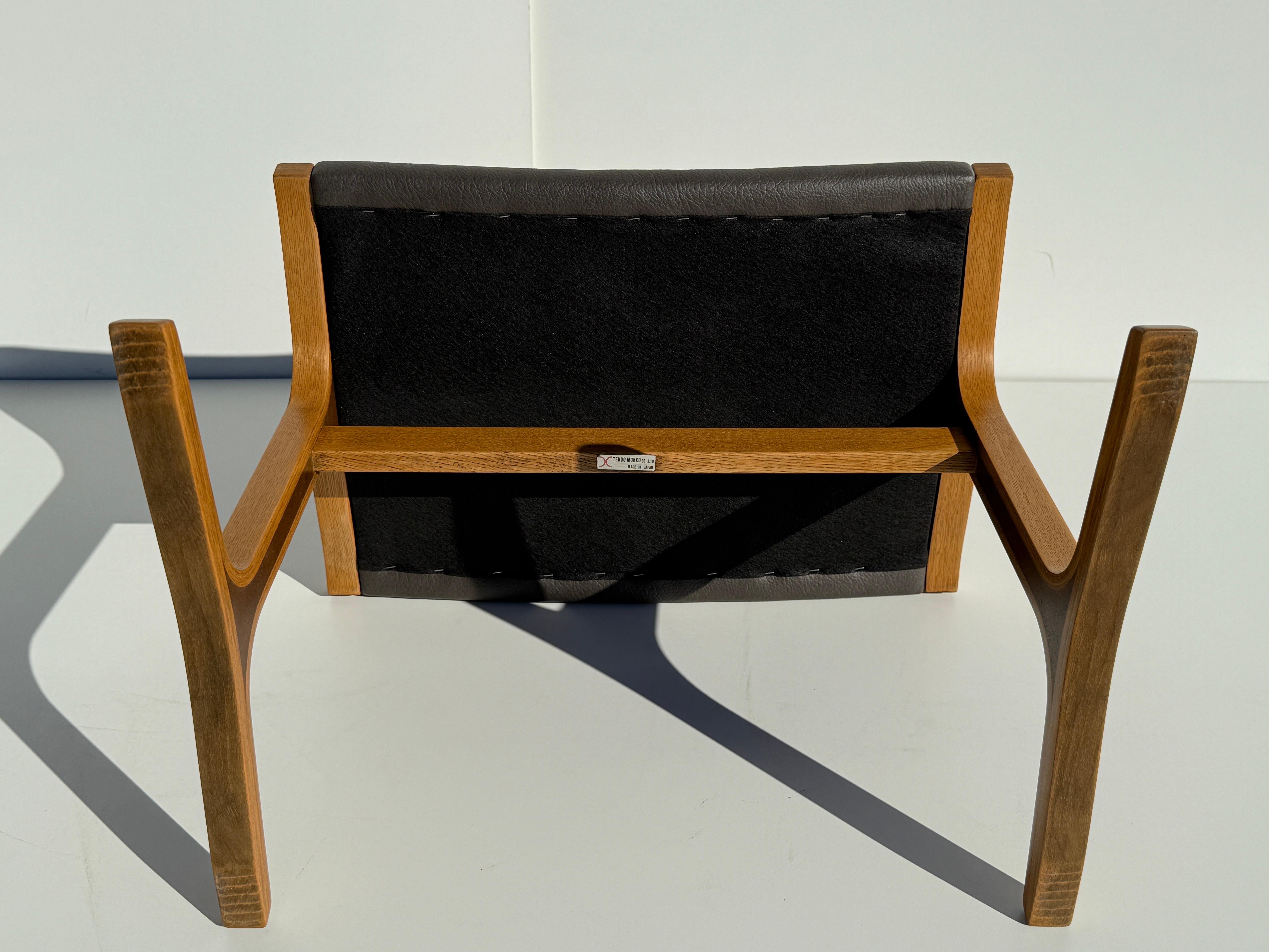 Rocking Chair by Tendo Mokko Japan For Sale 12
