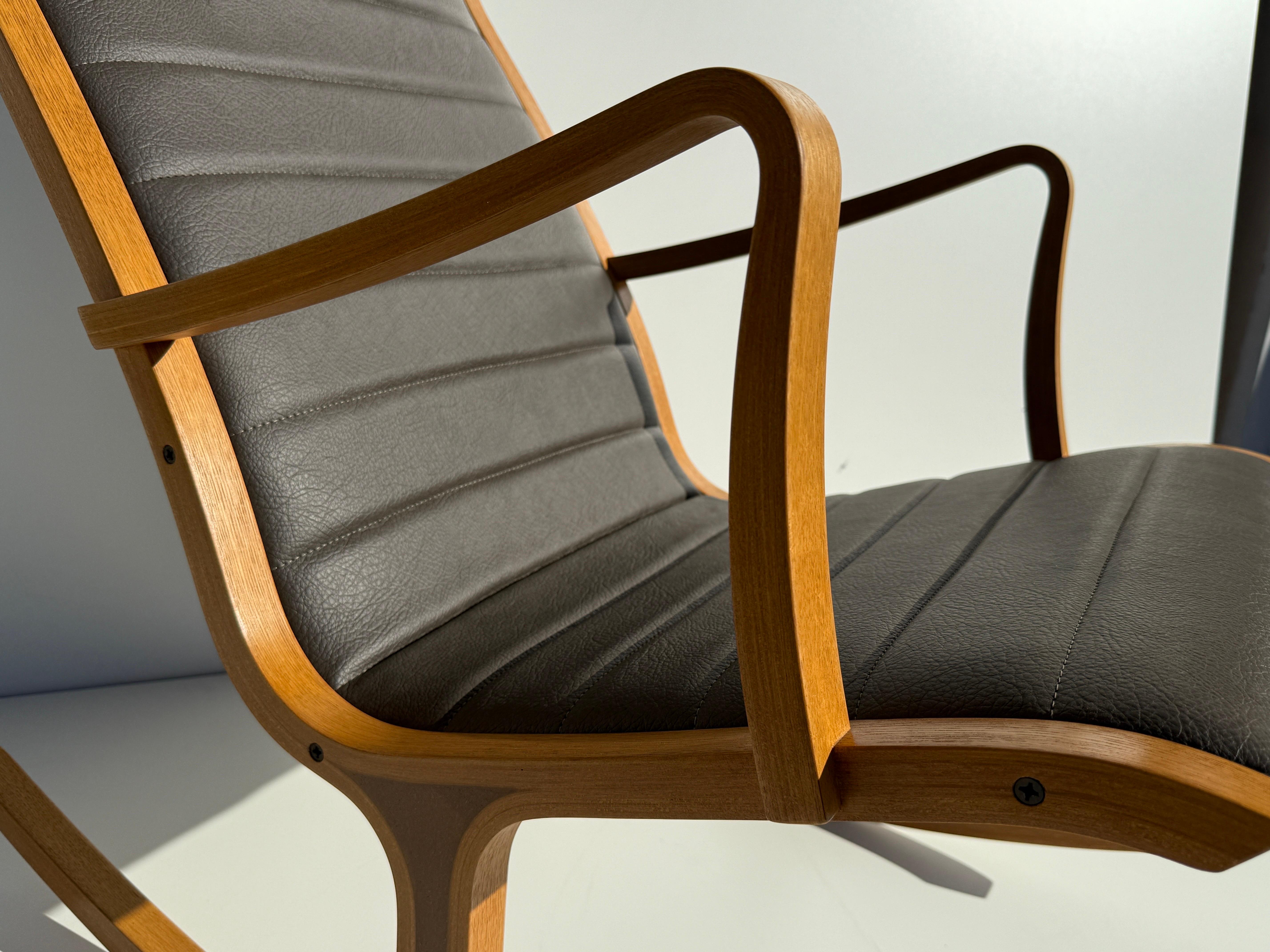 Rocking Chair by Tendo Mokko Japan For Sale 2