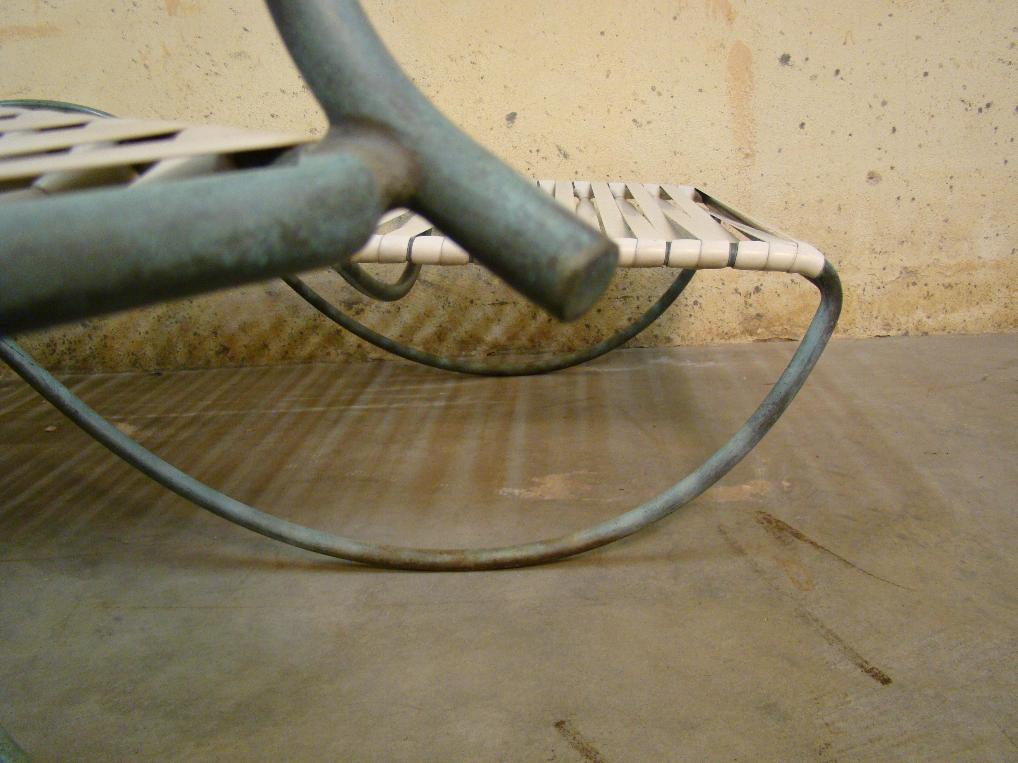 Rocking Chair by Walter Lamb for Brown Jordan in Bronze Tubing 1