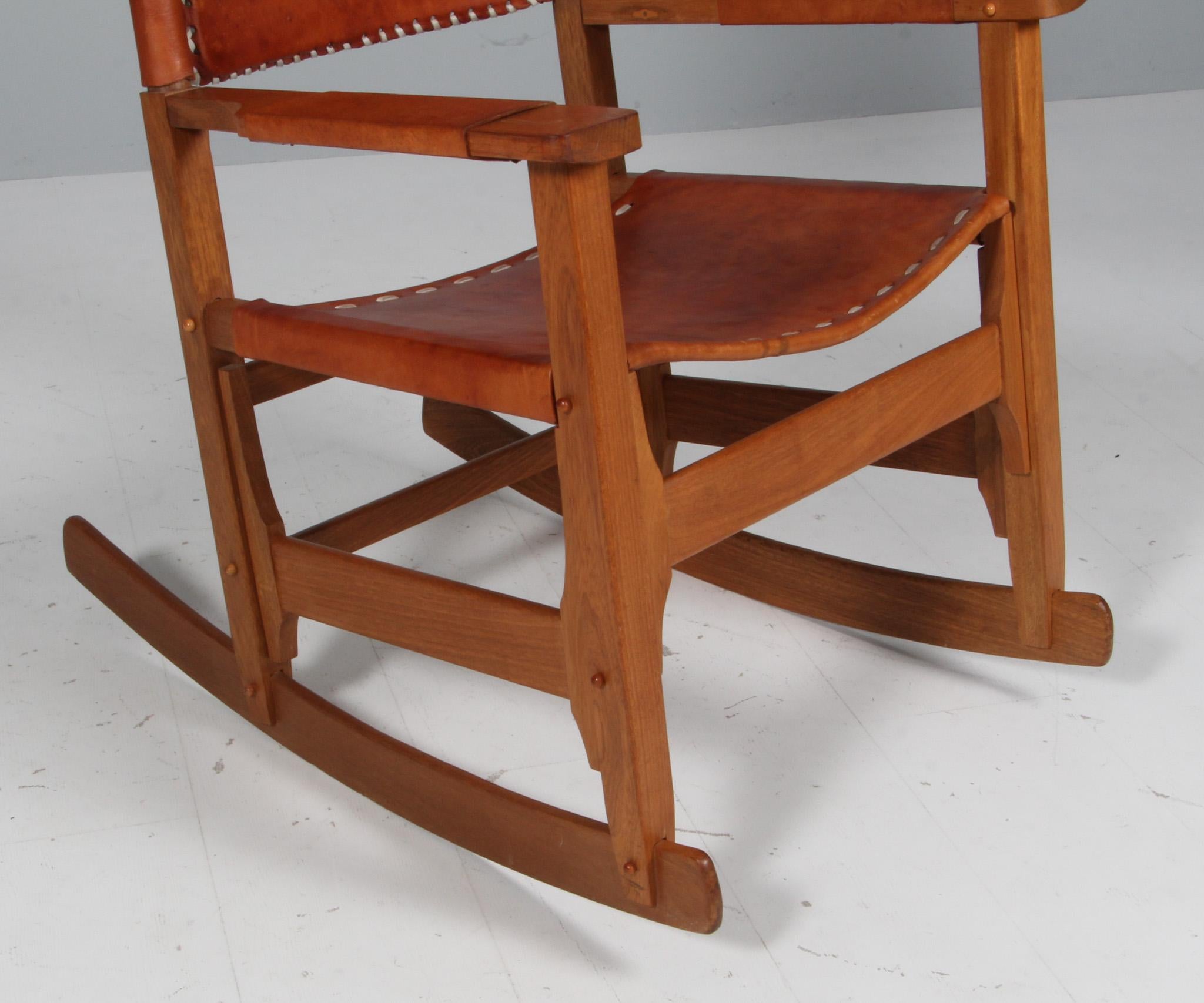 Sedia a dondolo di Werner Biermann per Arte Sano Colombia 1960 In condizioni buone in vendita a Esbjerg, DK