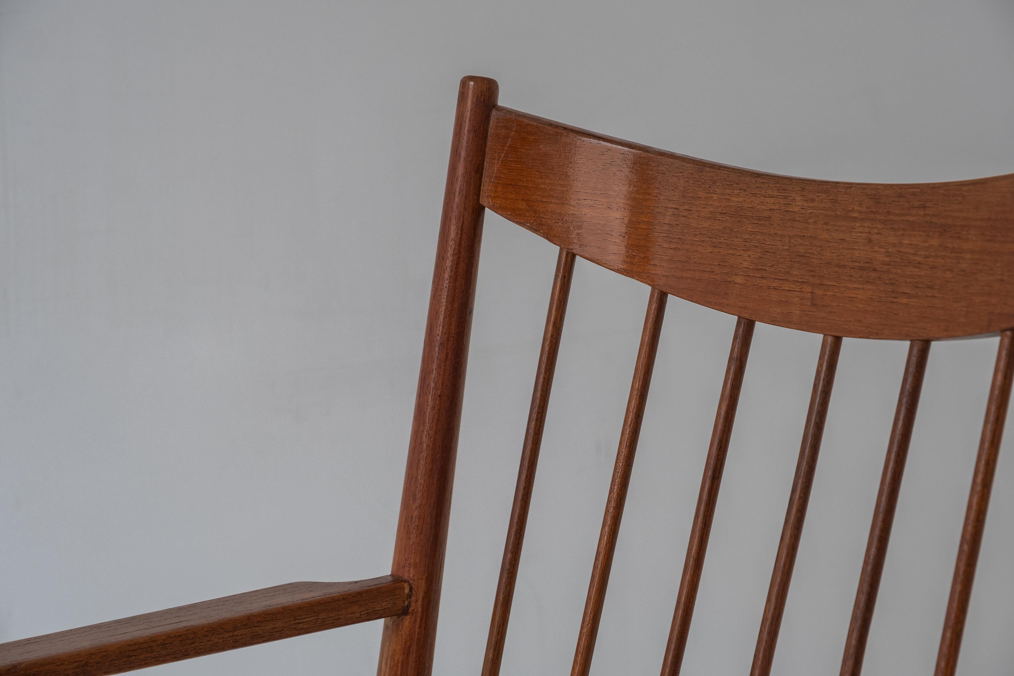Rocking chair designed by Helge Sibast for Sibast, Denmark 1960s. 5