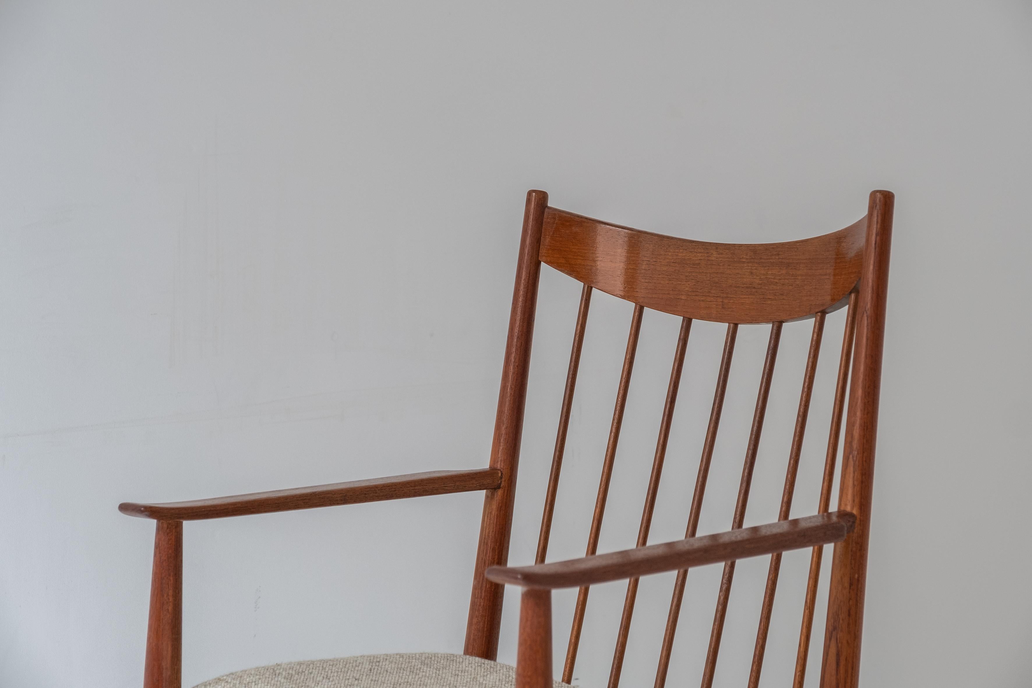 Rocking chair designed by Helge Sibast for Sibast, Denmark 1960s. In Good Condition In Antwerp, BE
