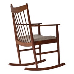 Rocking chair designed by Helge Sibast for Sibast, Denmark 1960s.