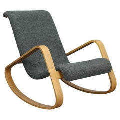 Vintage Rocking Chair “Dondolo” by Luigi Crassevig, Italy, 1970s