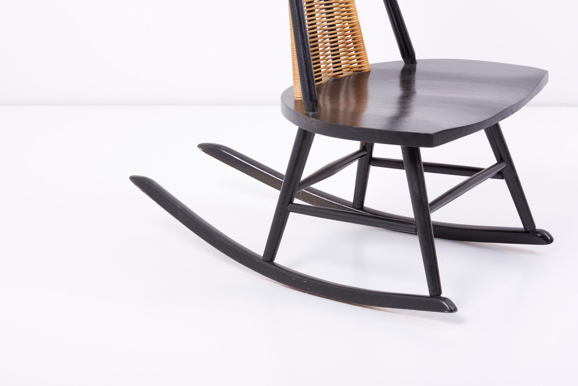 Rocking Chair Dr. No by Ilmari Tapiovaara for Asko, Finland, 1960s 1