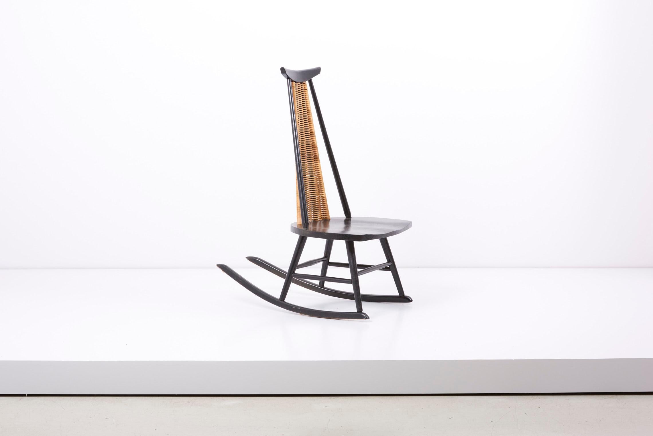 Rocking Chair Dr. No by Ilmari Tapiovaara for Asko, Finland, 1960s For ...
