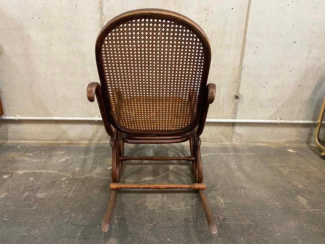 Wicker Rocking Chair from Gebrüder Thonet Vienna GmbH