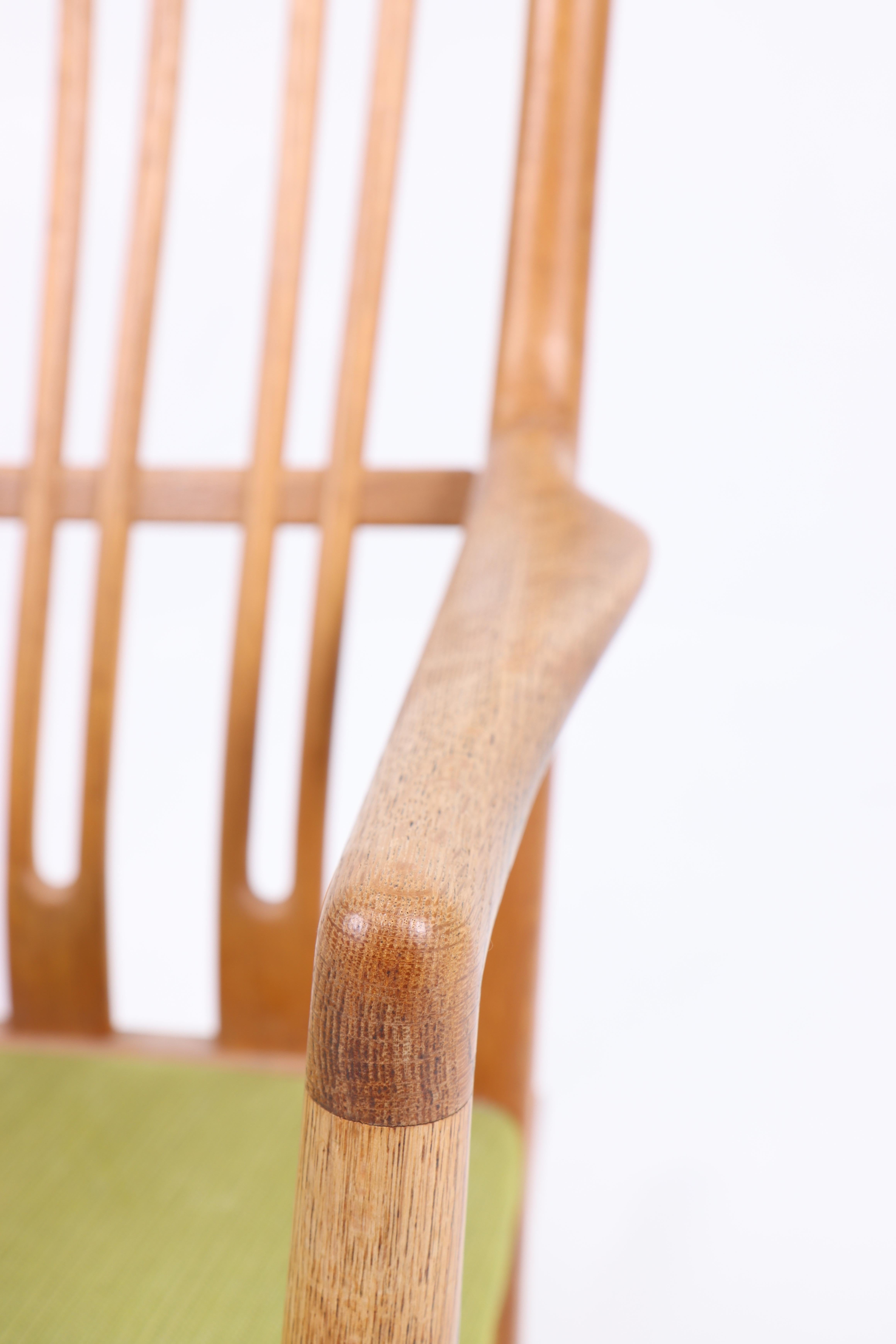 Mid-20th Century Rocking Chair in Oak by Hans Wegner, 1950s For Sale