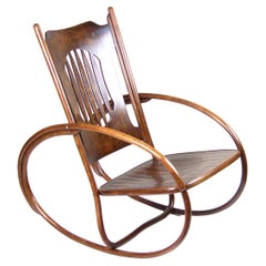 Antique Rocking Chair J&J Kohn Nr.827, circa 1904