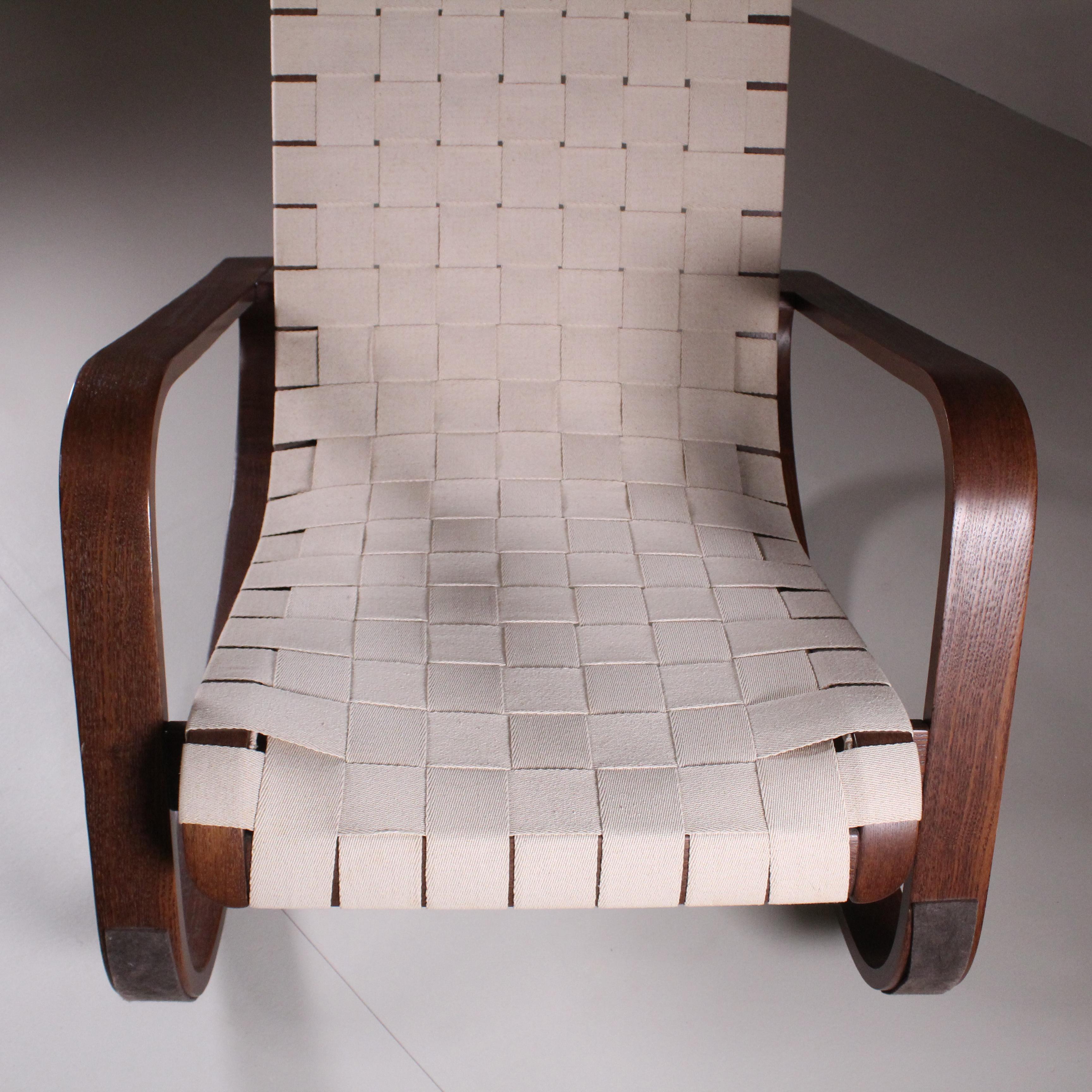 Mid-20th Century Rocking Chair, Luigi Crassewig For Sale