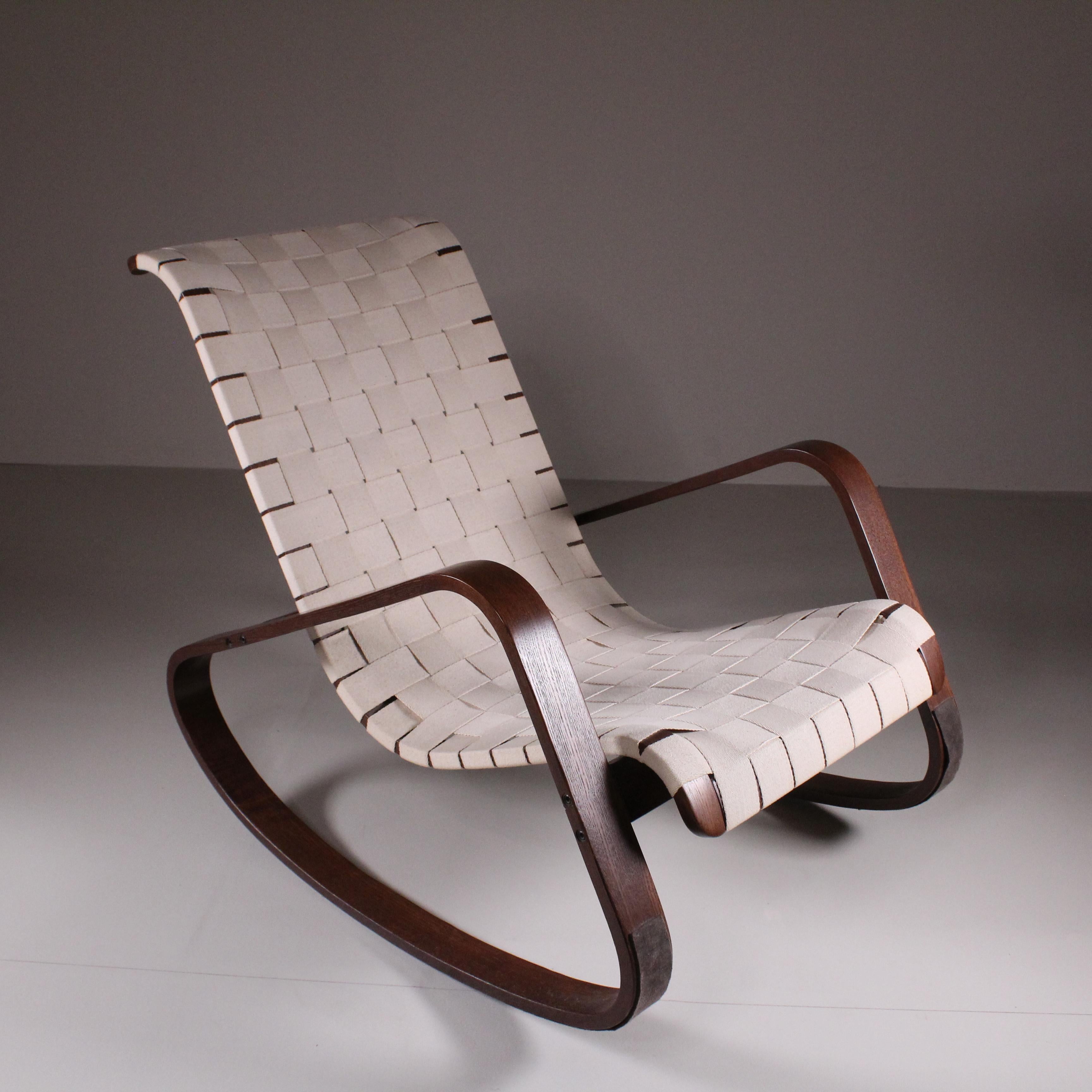 Rocking Chair, Luigi Crassewig For Sale 2