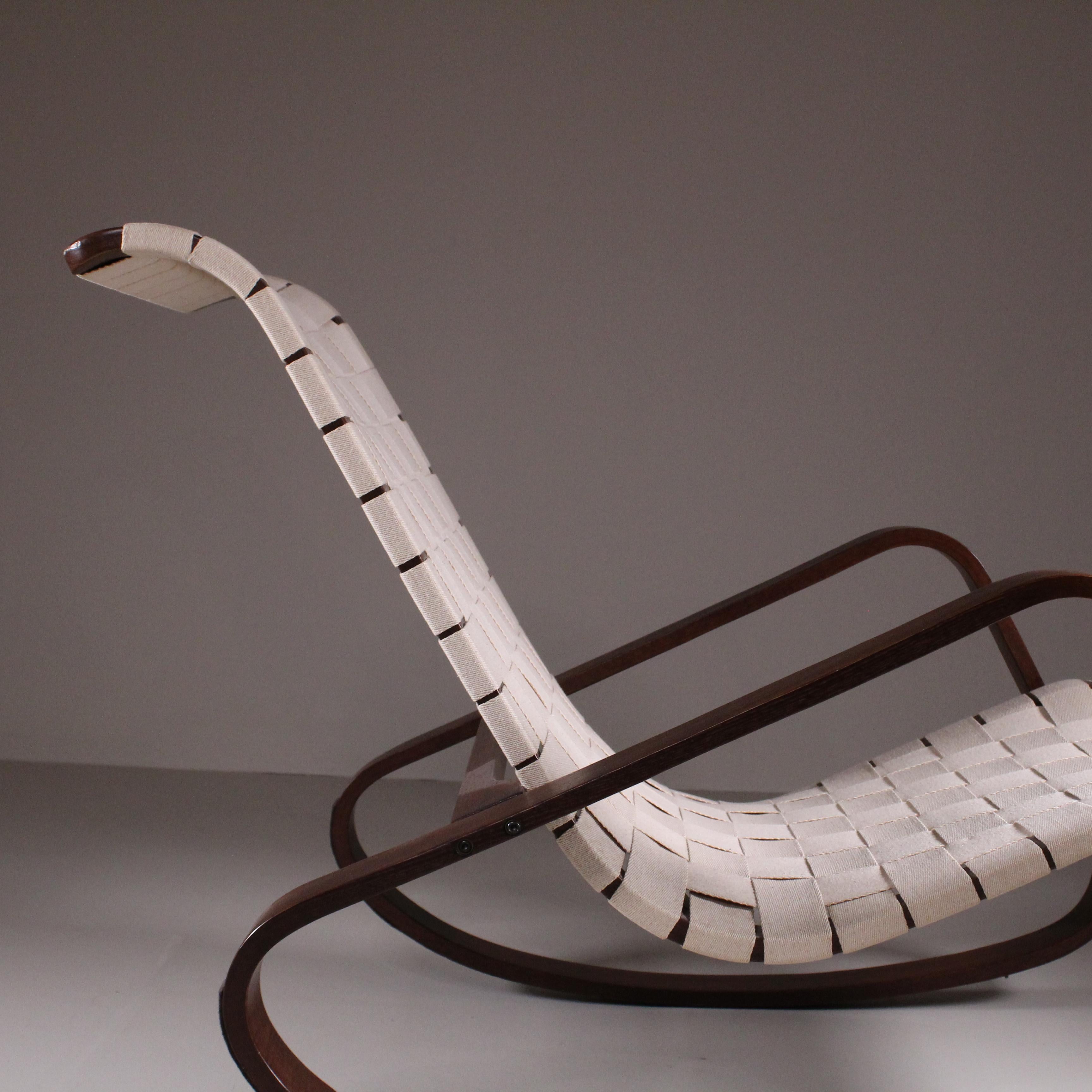 Rocking Chair, Luigi Crassewig For Sale 3