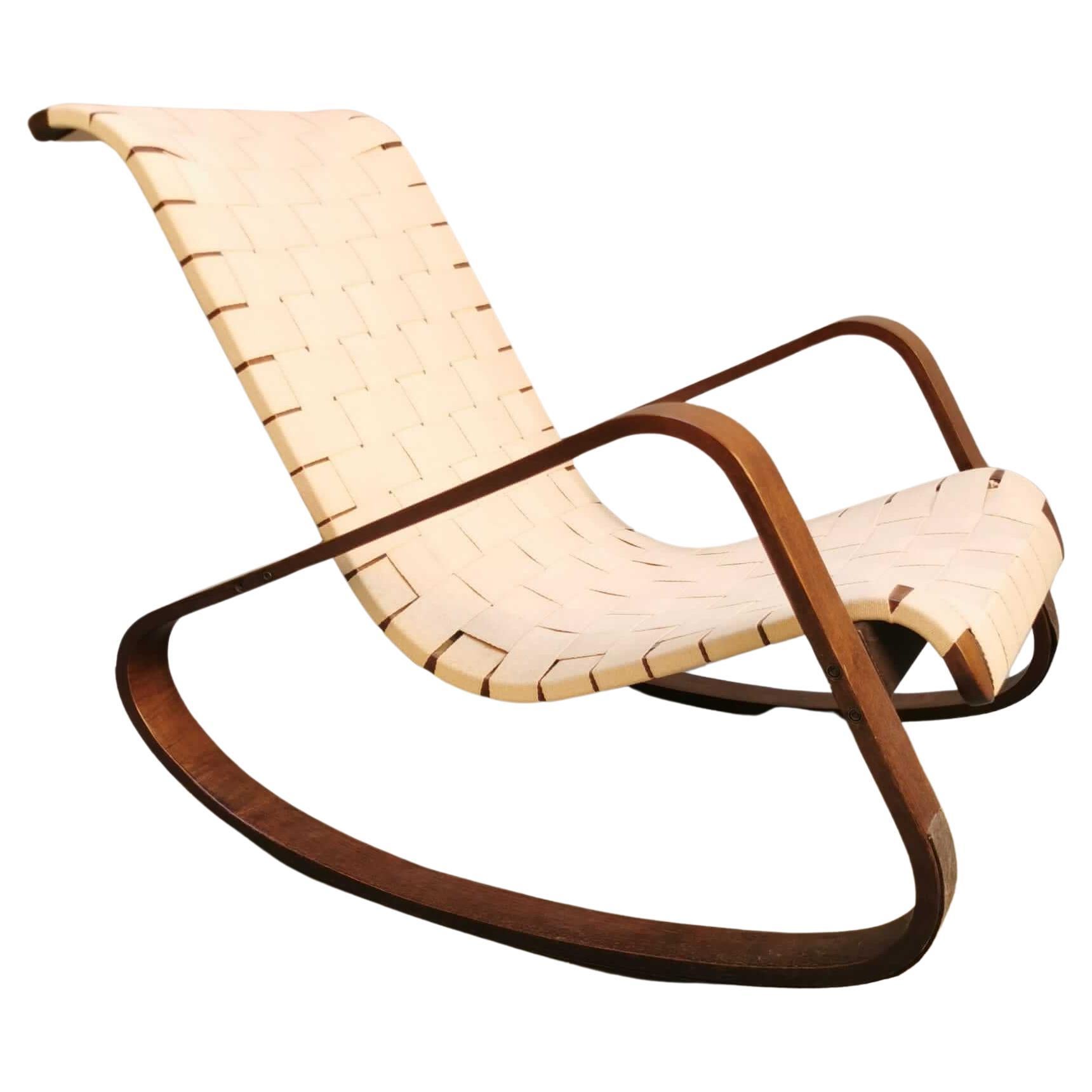 Rocking Chair, Luigi Crassewig For Sale