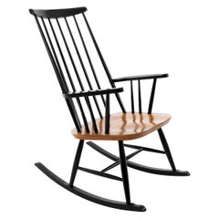 Rocking Chair Made of Beech by Ilmari Tapiovaara, 1950s