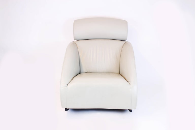 Rocking Chair Mama Baleri Italy Beige Leather Design by Denis ...