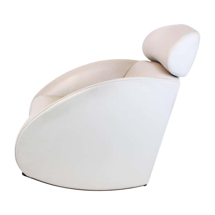 Rocking Chair Mama Baleri Italy Beige Leather Design by Denis ...