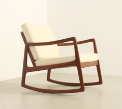 Rocking Chair Model 120 by Ole Wanscher for france & Son, Denmark, 1951