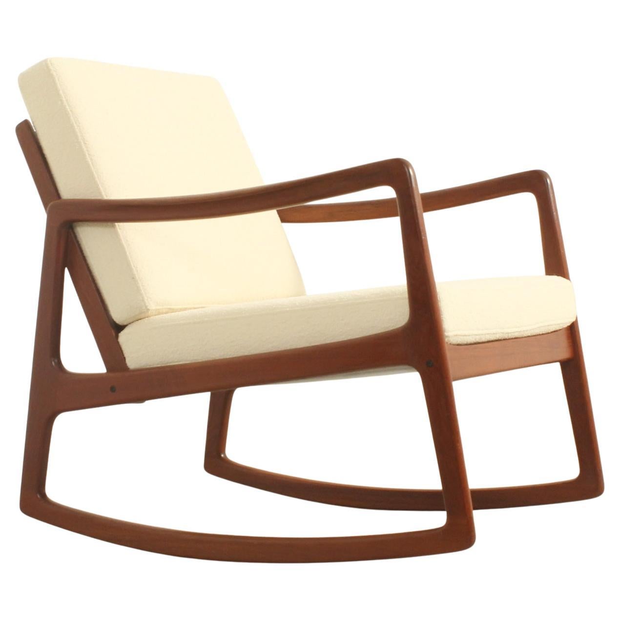 Rocking Chair Model 120 by Ole Wanscher for france & Son, Denmark, 1951