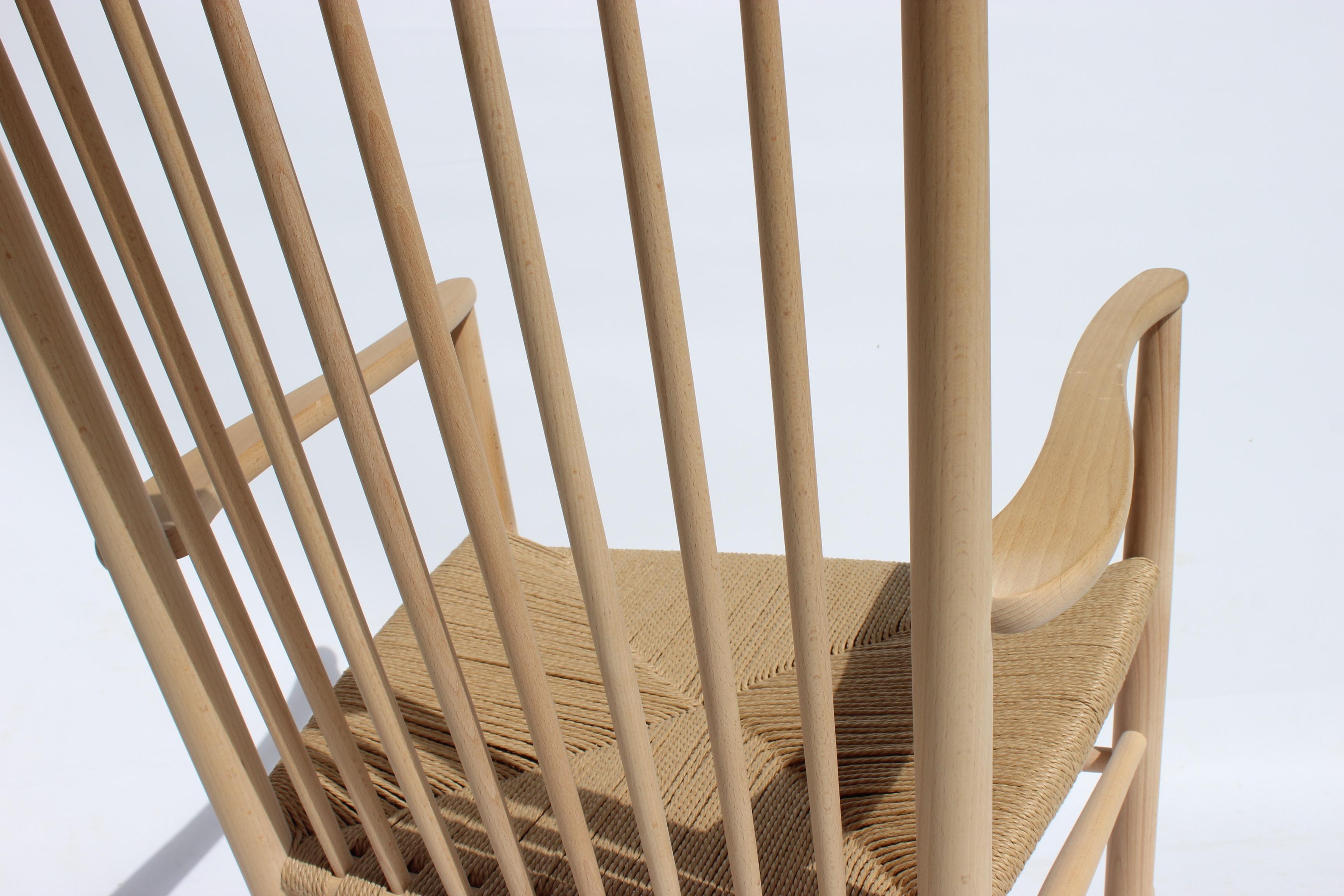 Rocking Chair, Model J16, of Beech, by Hans J. Wegner and Fredericia 2