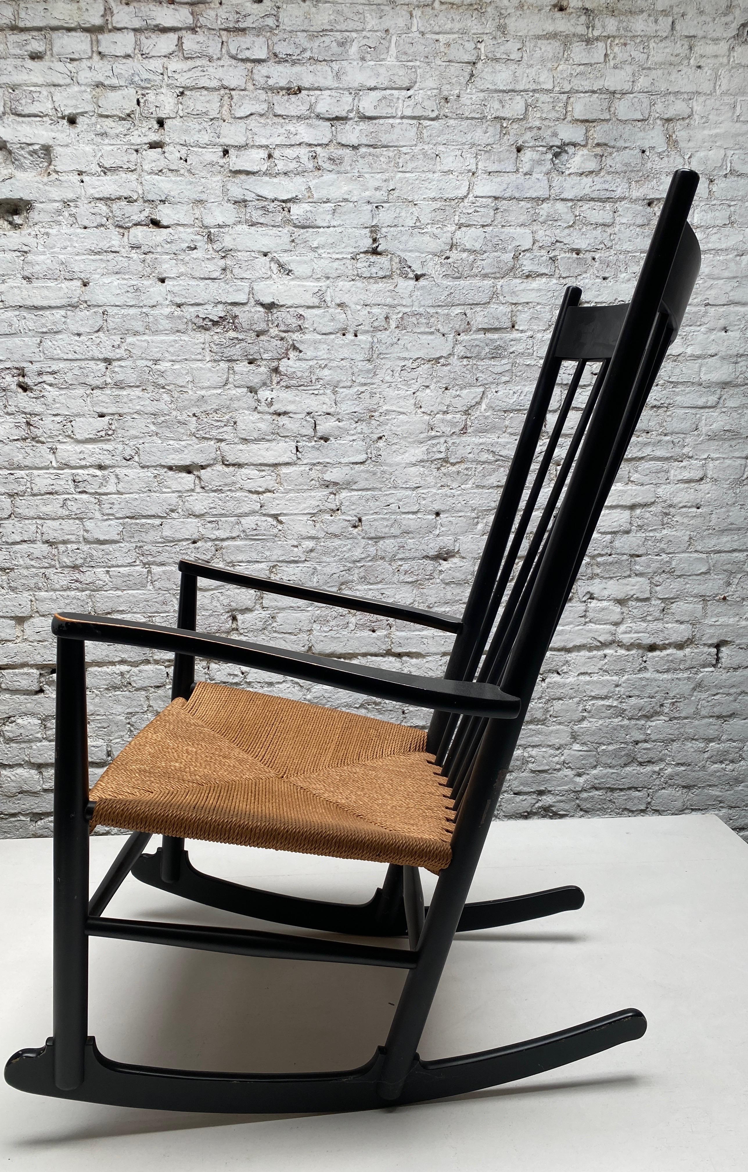 Rocking Chair Model No. J.16 by Hans Wegner for FDB Møbler, Denmark, 1950s 3