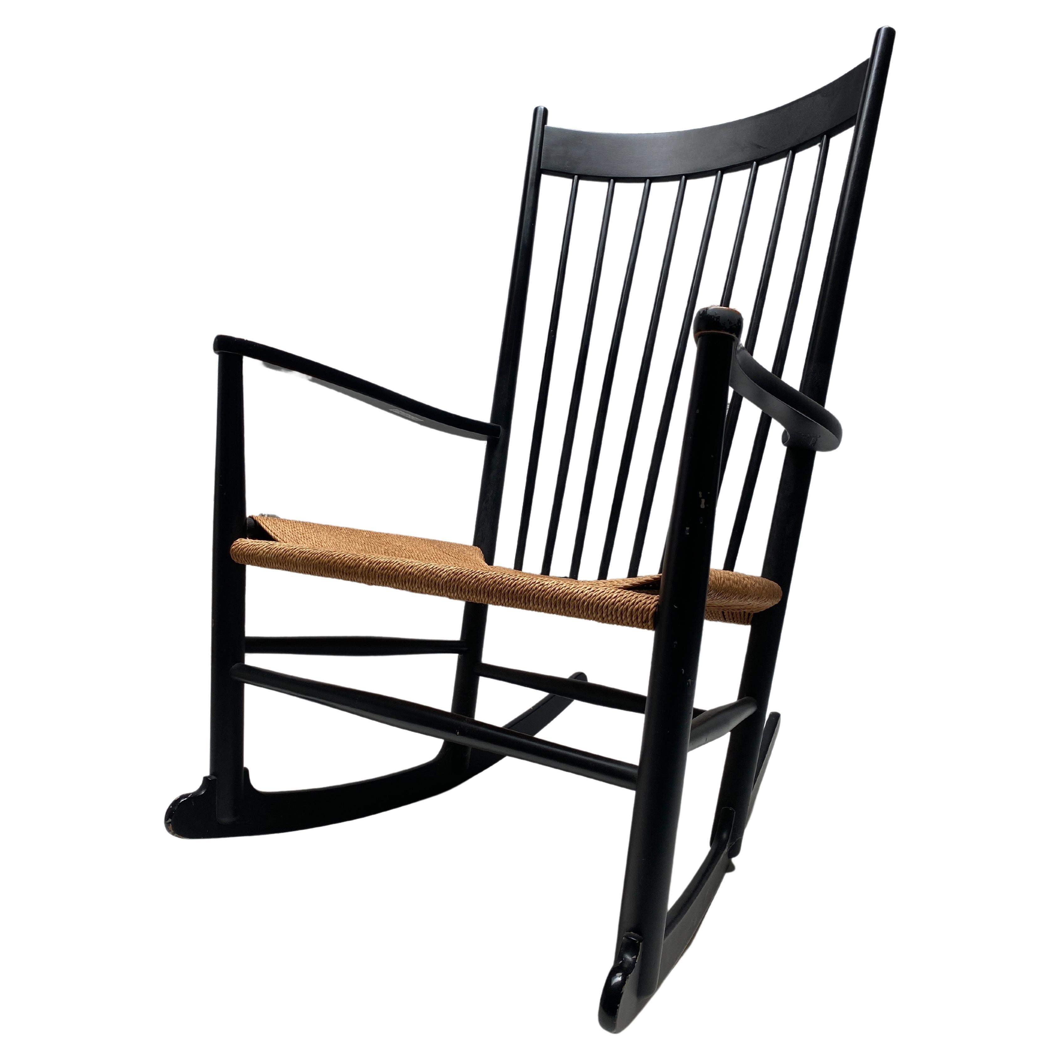 Rocking Chair Model No. J.16 by Hans Wegner for FDB Møbler, Denmark, 1950s 6