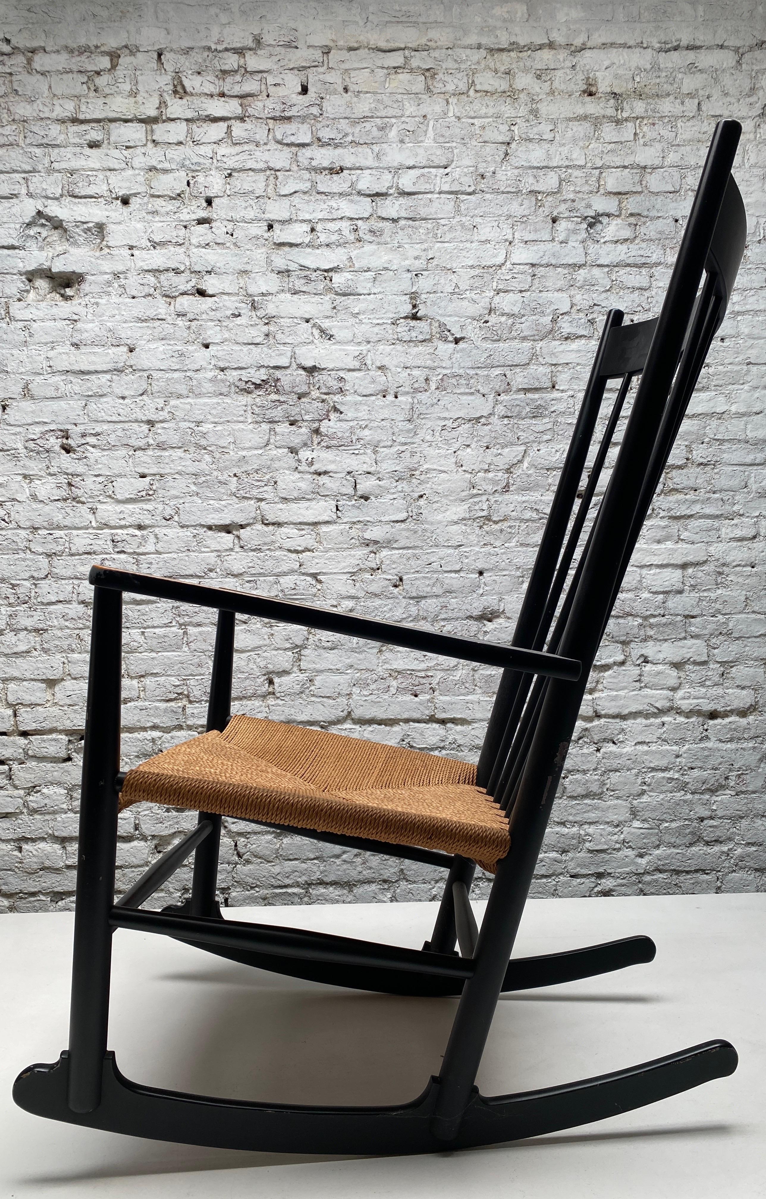 Rocking Chair Model No. J.16 by Hans Wegner for FDB Møbler, Denmark, 1950s 2