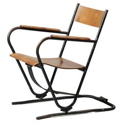 FInnish Rocking Chair Model "Sirkka", Veljekset Lampila, 1930s
