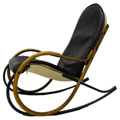 Rocking Chair "NONNA" by Paul Tuttle for Strässle International, Switserland 70s