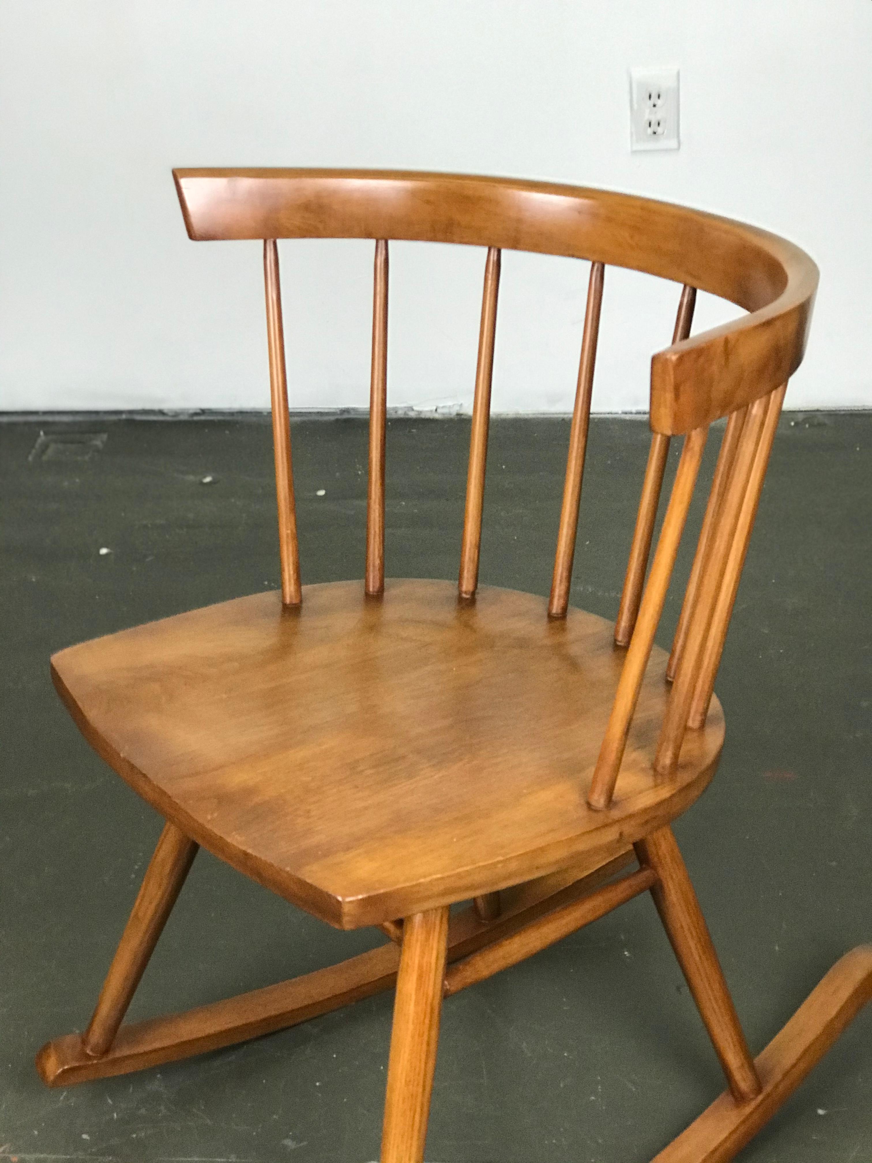 Mid-20th Century Mid Century Rocker Rocking Chair of Elmwood by Lucian Ercolani for Ercol